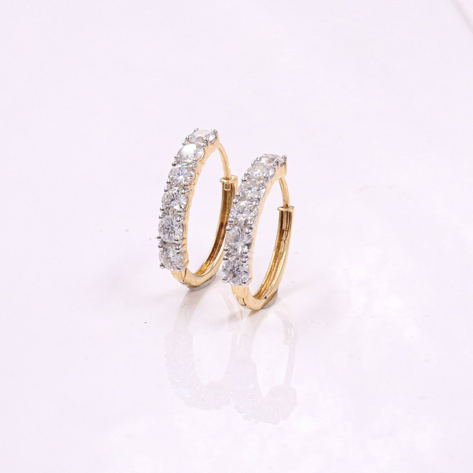 Small earrings design Delightful Lab Grown Diamond Earrings Fiona Diamonds