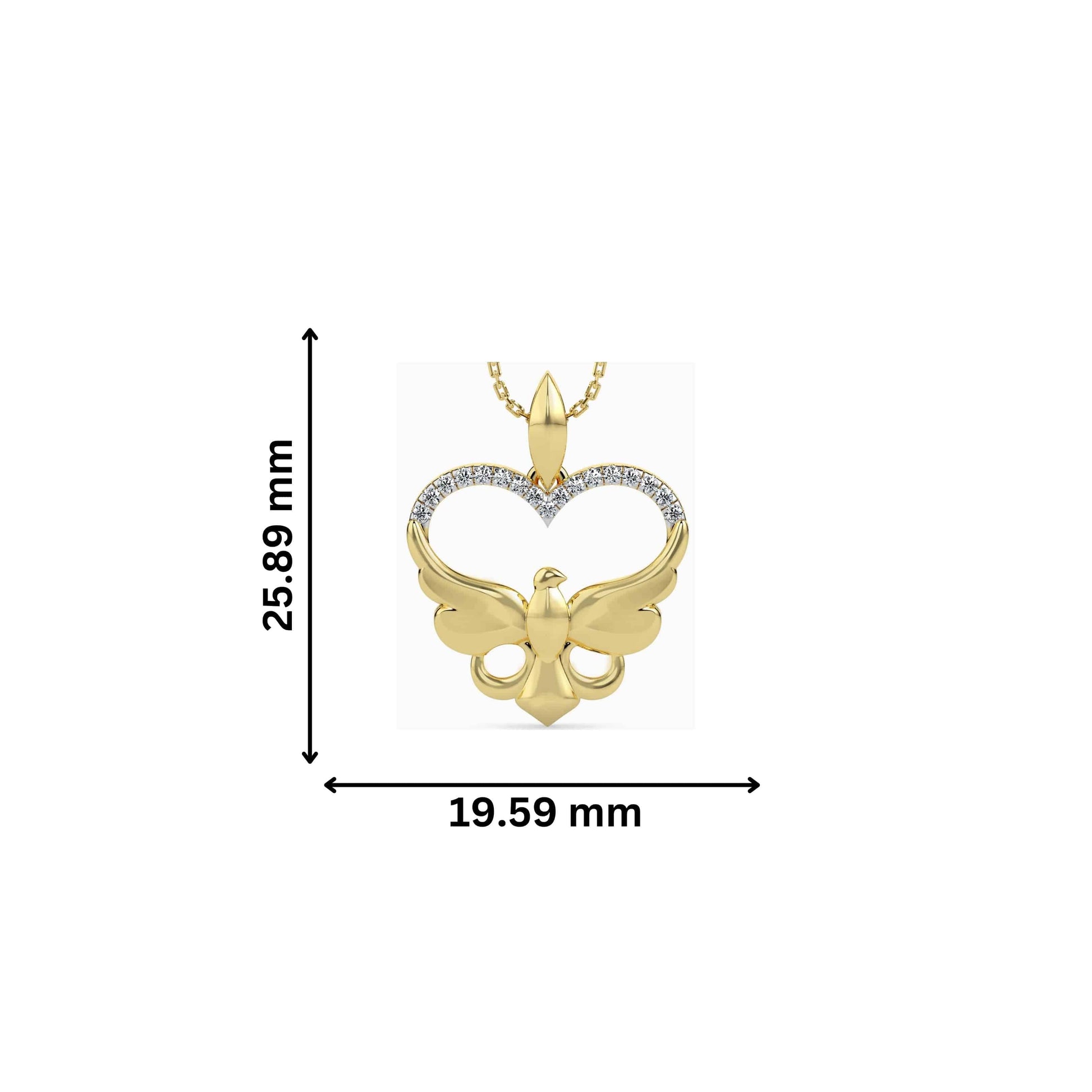Angely lab grown diamond pendant designs for female Fiona Diamonds