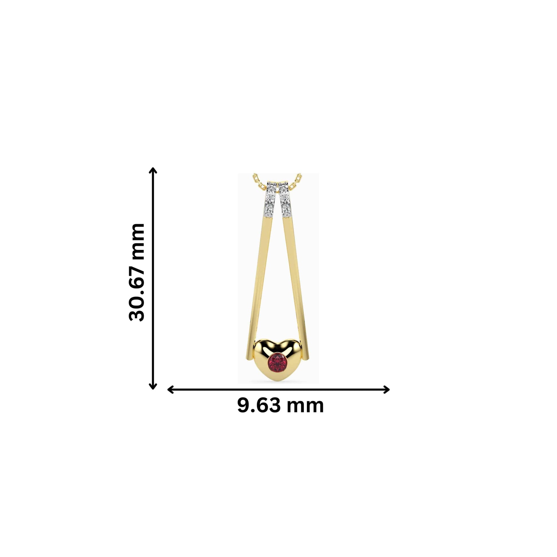 Ingenuity Round delicate lab grown diamond pendant Fiona Diamonds