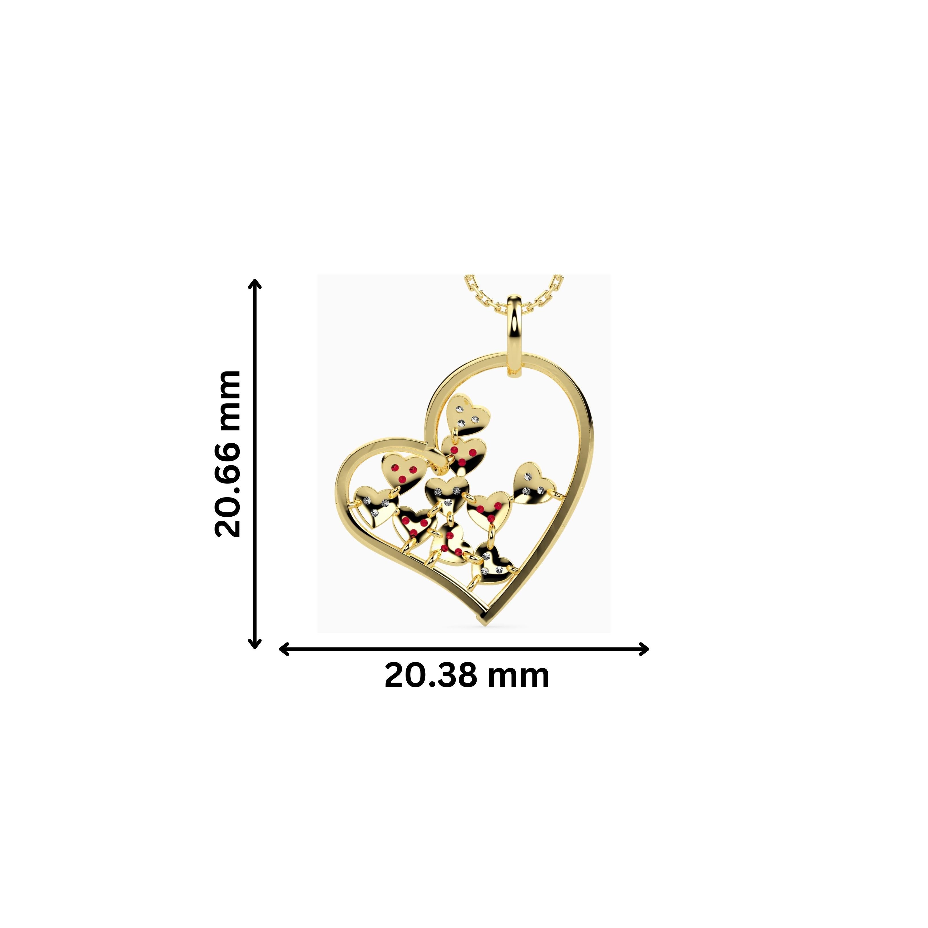 Fruition Round delicate lab grown diamond pendant Fiona Diamonds