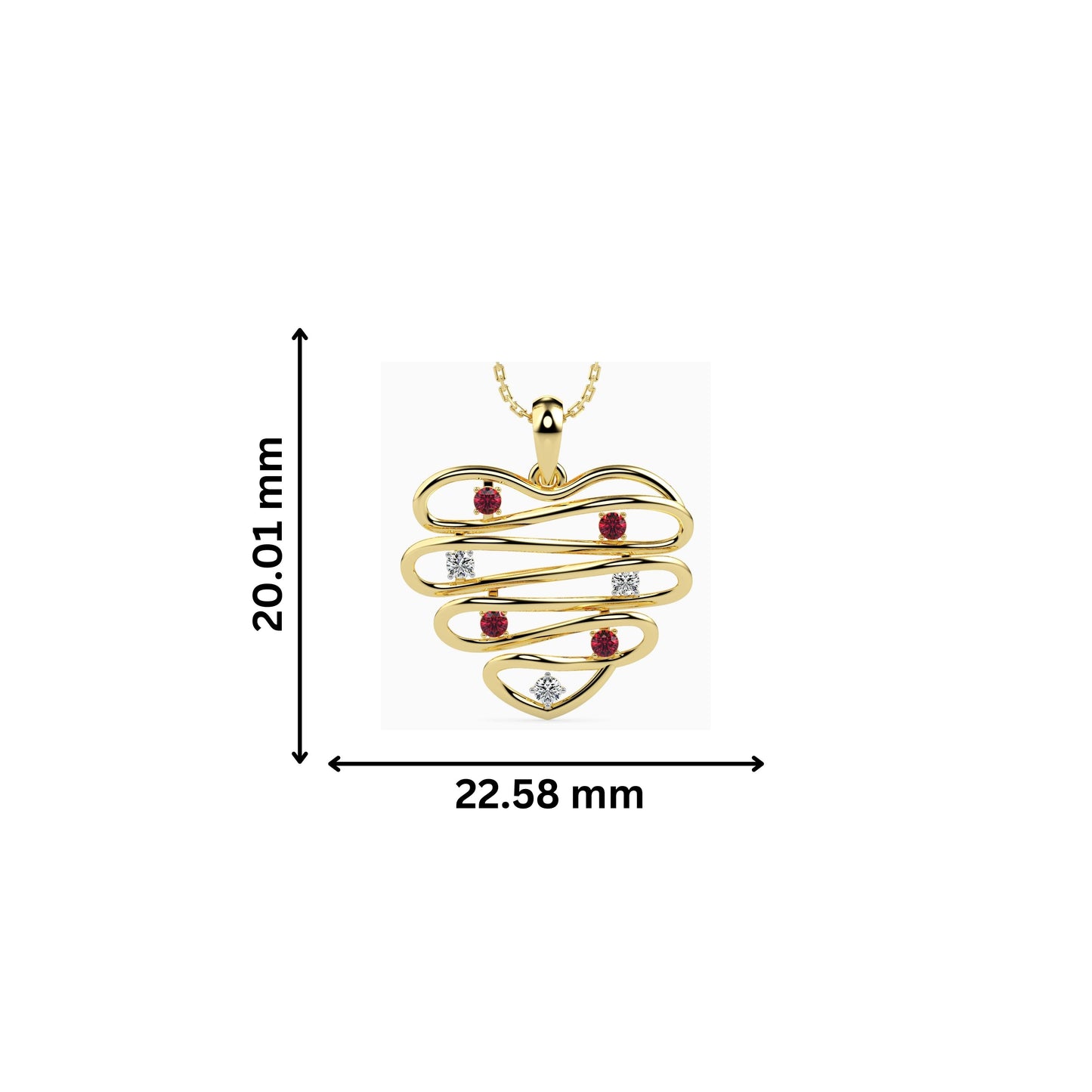 Enternal modern lab grown diamond pendant design Fiona Diamonds
