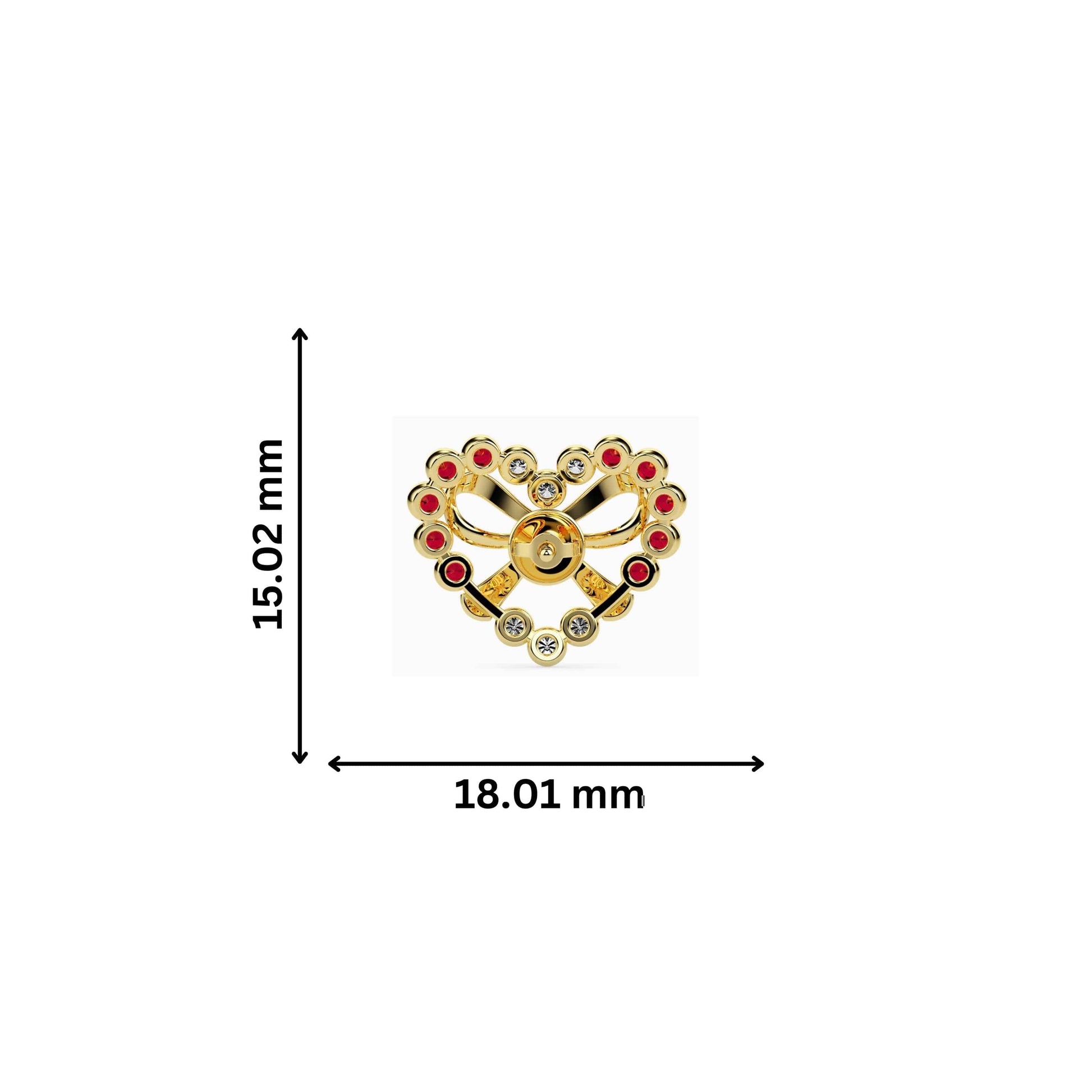 Heart shape earrings design Analyze Lab Grown Diamond Earrings Fiona Diamonds