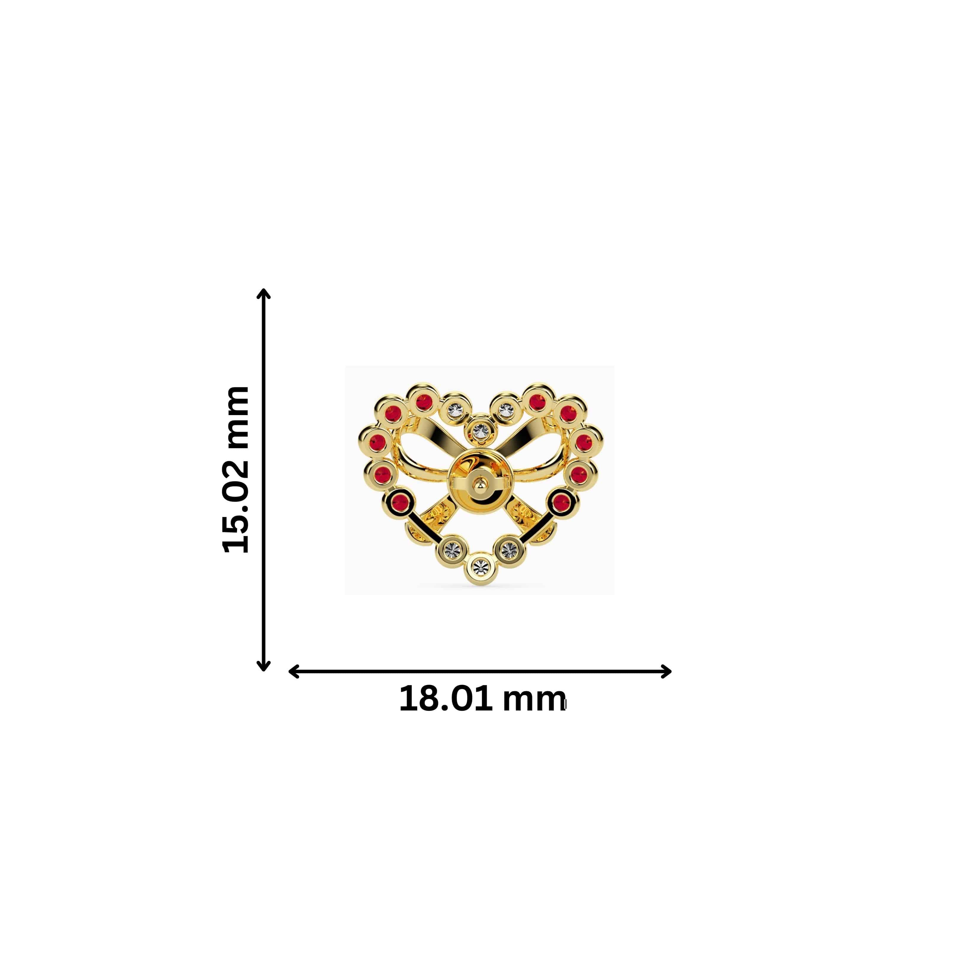 Heart shape earrings design Analyze Lab Grown Diamond Earrings Fiona Diamonds