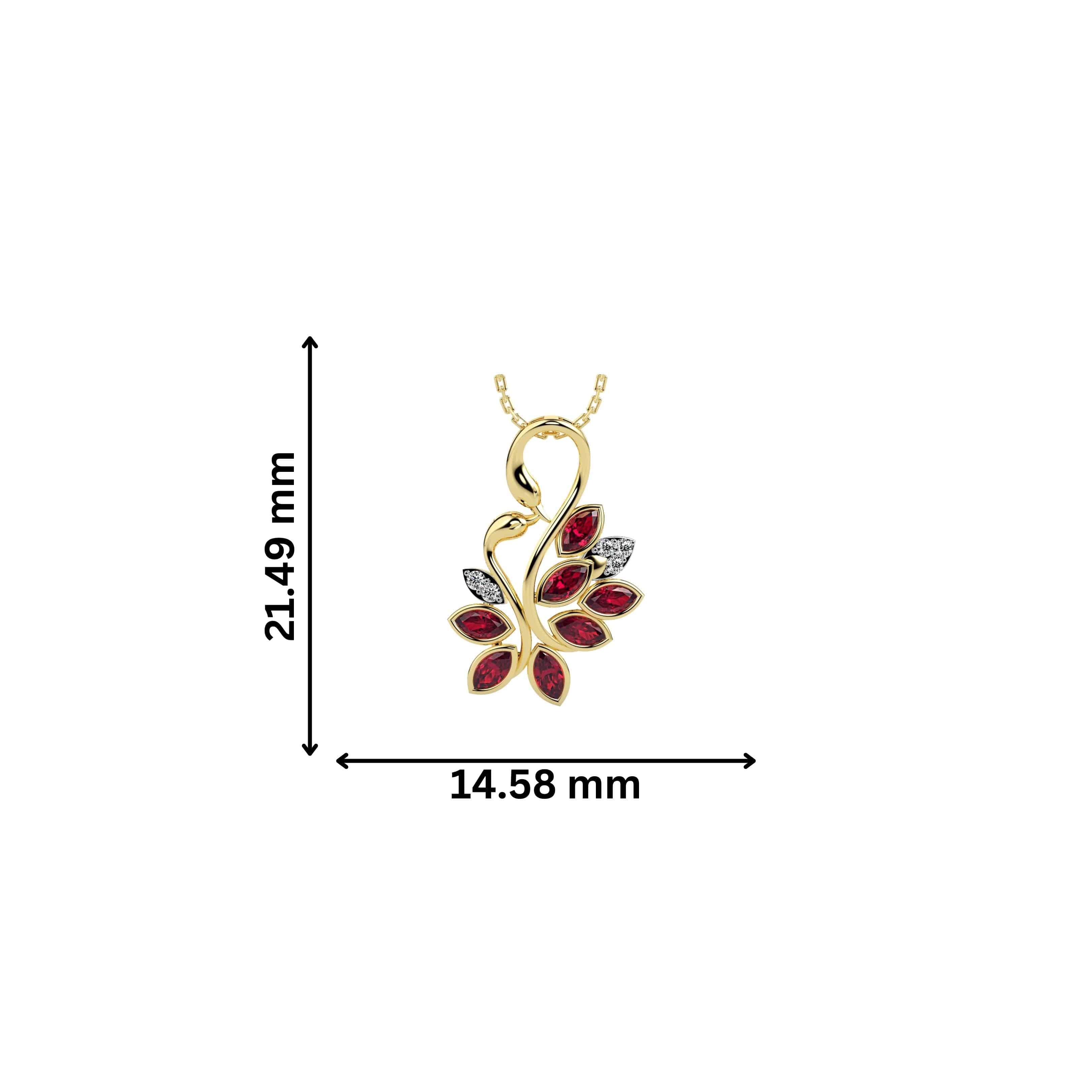 Swank modern lab grown diamond pendant design Fiona Diamonds