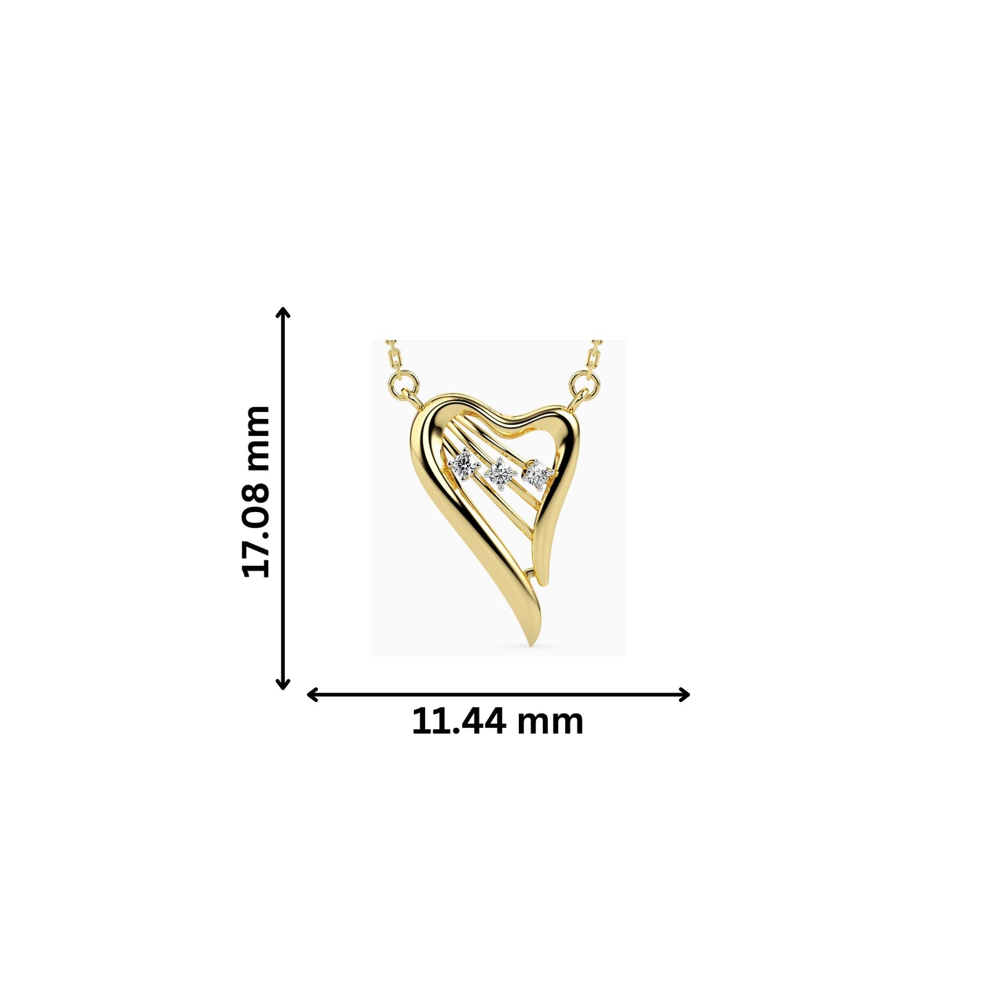 Load image into Gallery viewer, Chords Round unique lab grown diamond pendant design Fiona Diamonds
