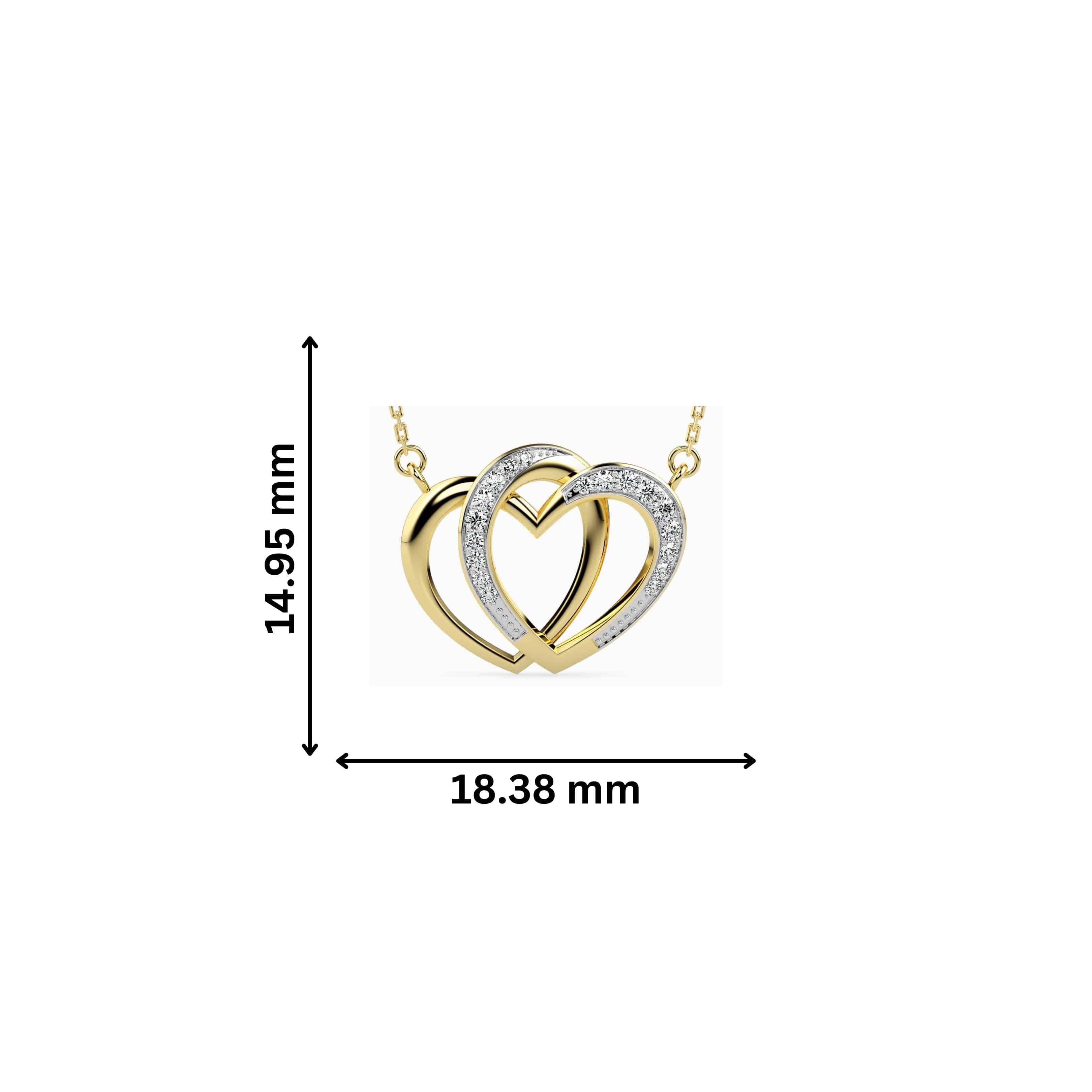 Strink Round unique lab grown diamond pendant design Fiona Diamonds