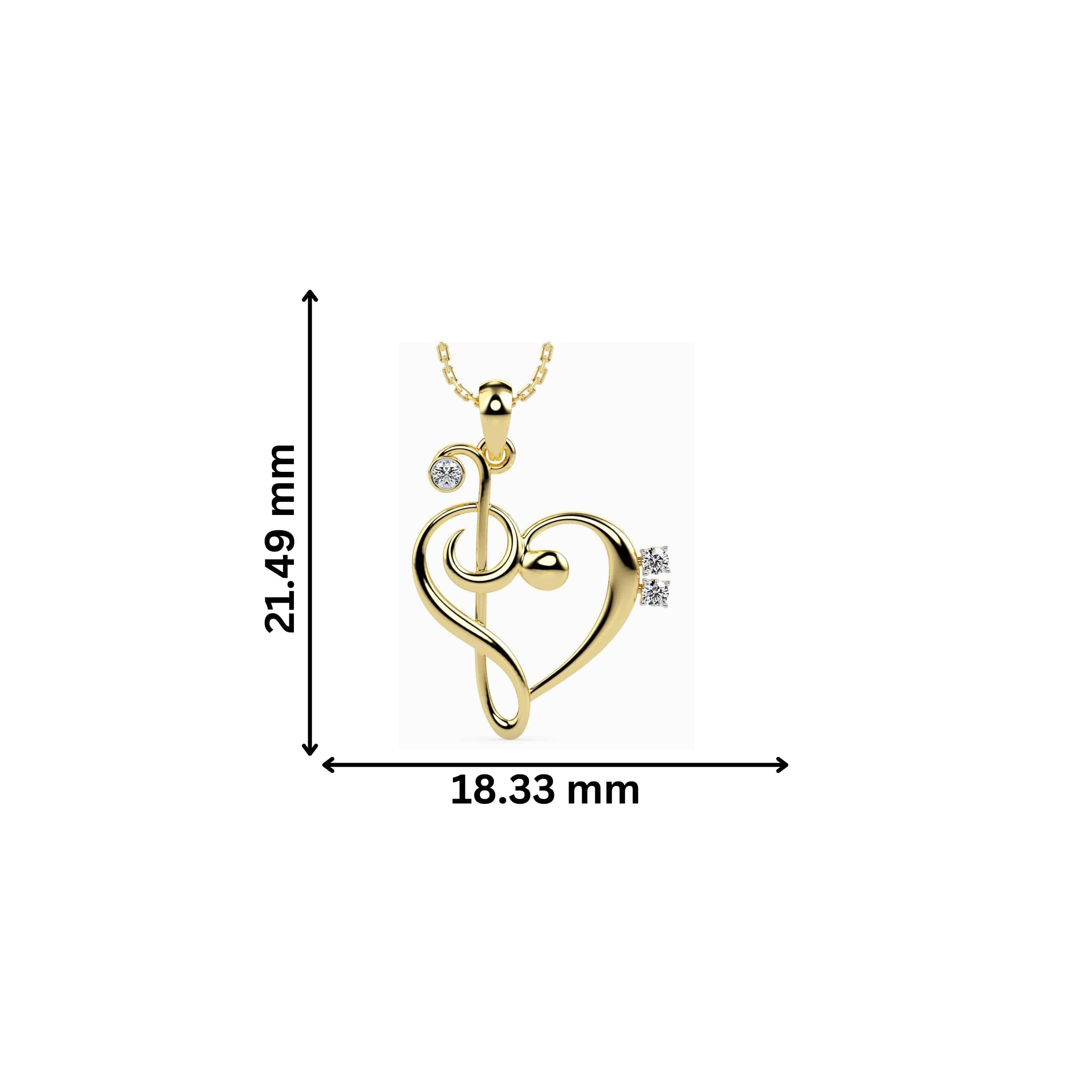 Rhythm Round unique lab grown diamond pendant design Fiona Diamonds