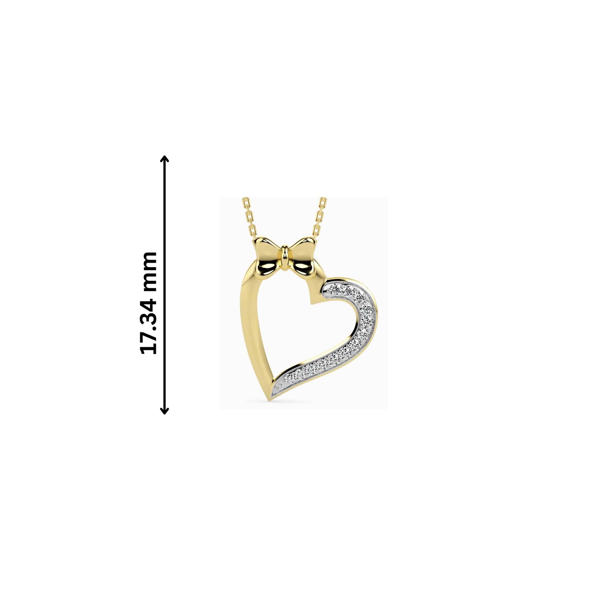 Gratify Round unique lab grown diamond pendant design Fiona Diamonds