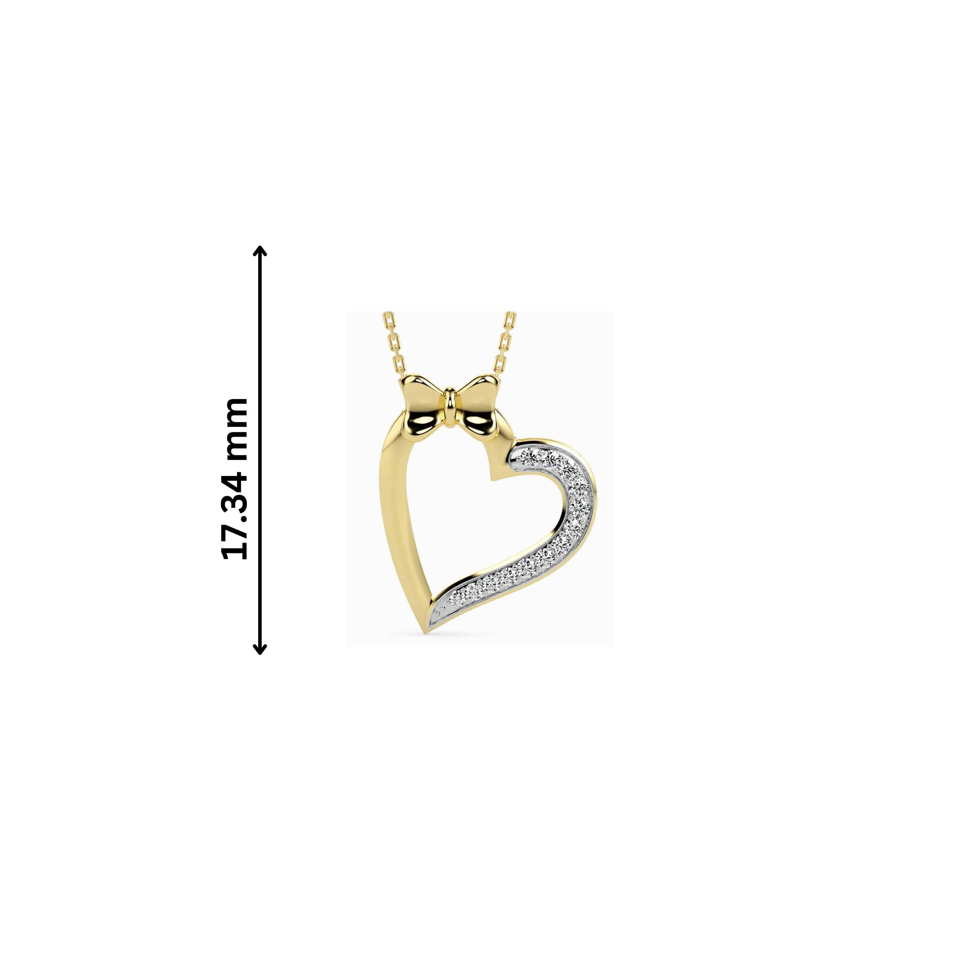 Gratify Round unique lab grown diamond pendant design Fiona Diamonds