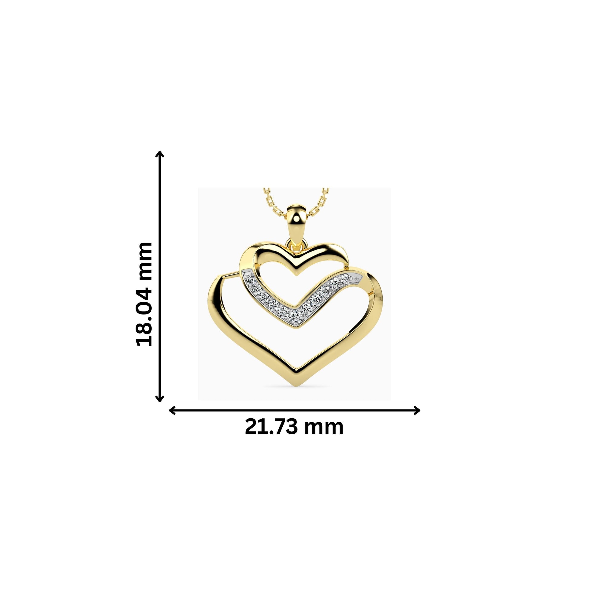 Interlude Round unique lab grown diamond pendant design Fiona Diamonds