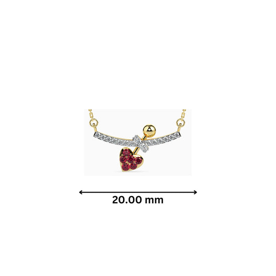 Cherished lab grown diamond pendant design for women Fiona Diamonds