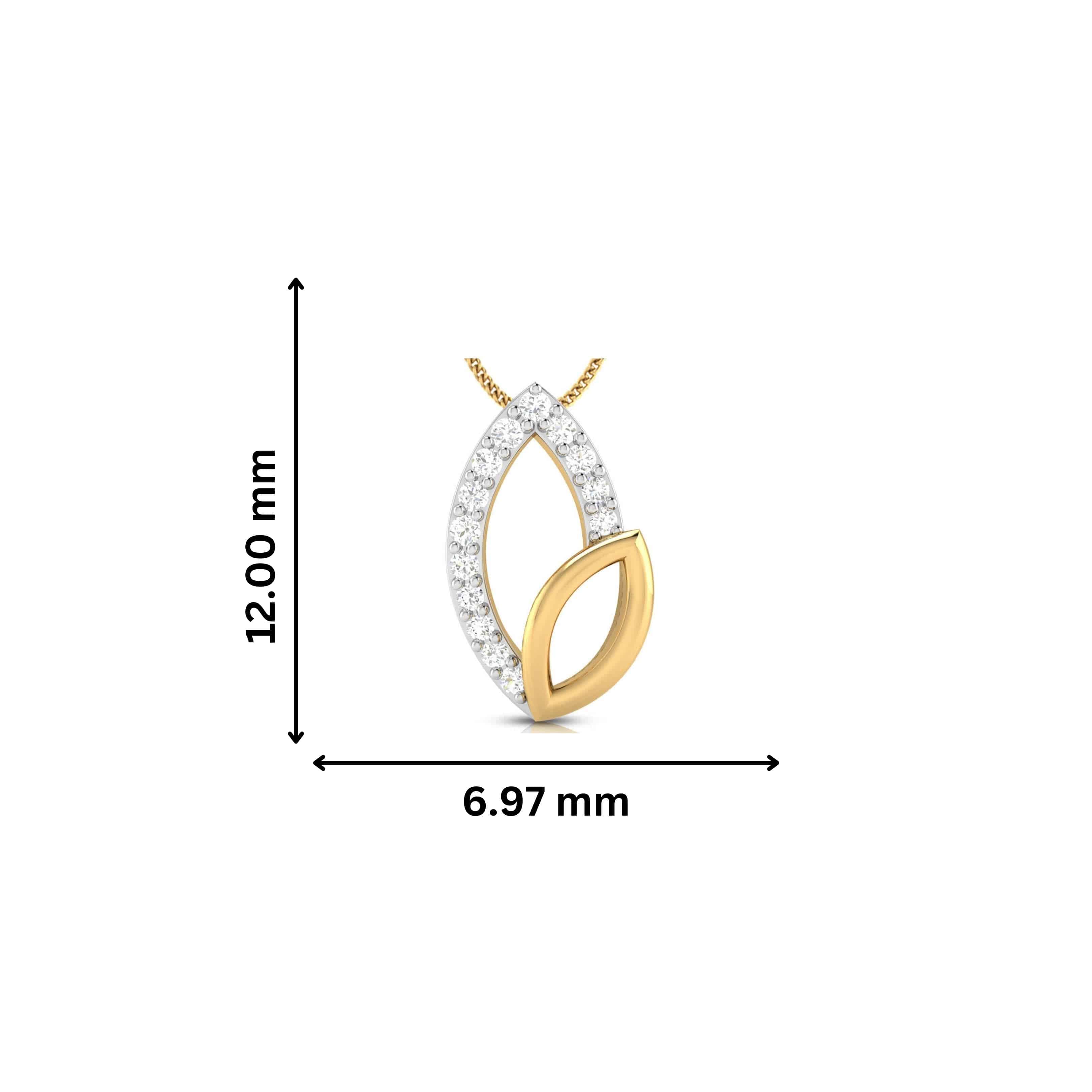 Bulletin lab grown diamond pendant design for women Fiona Diamonds