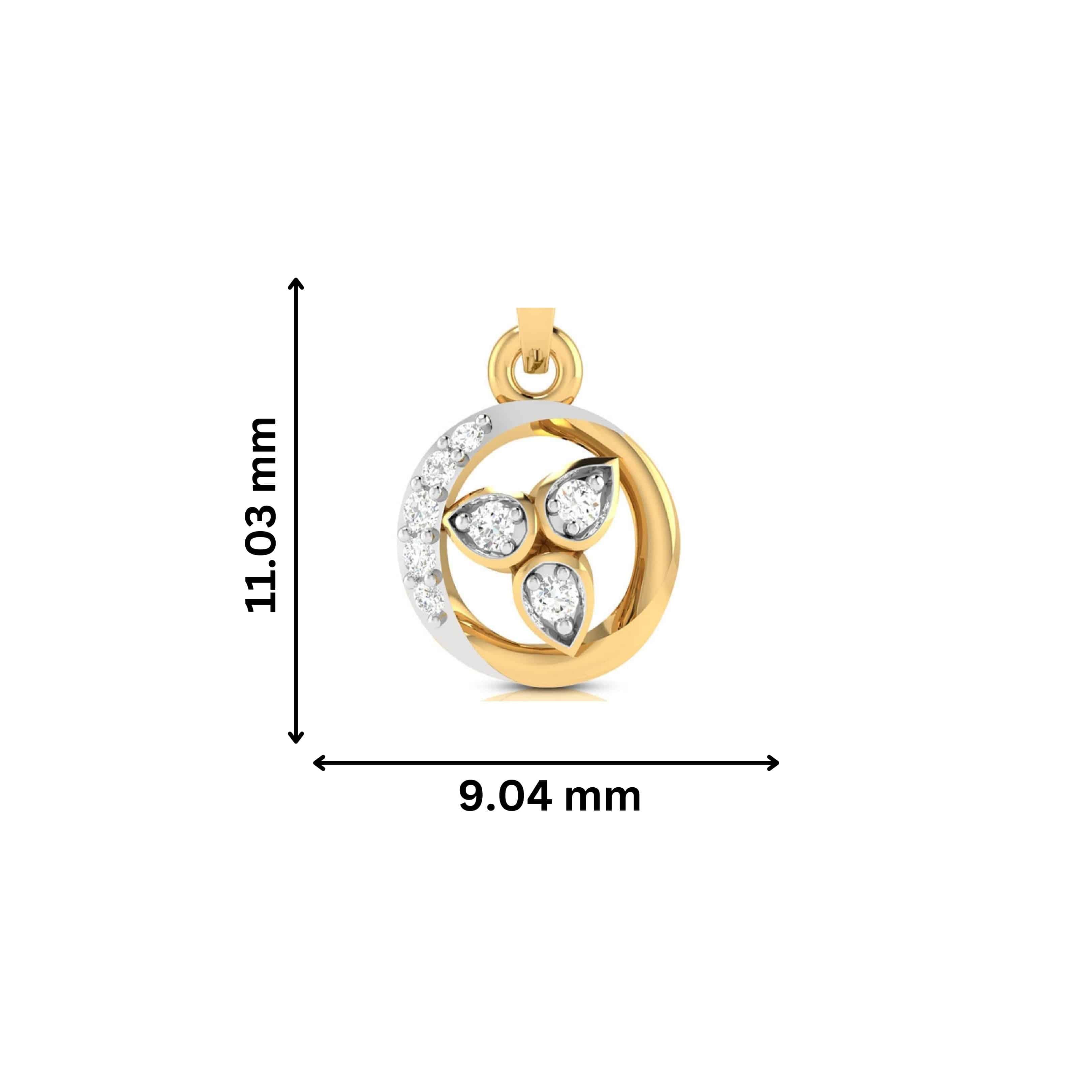 Gulp lab grown diamond pendant designs for female Fiona Diamonds