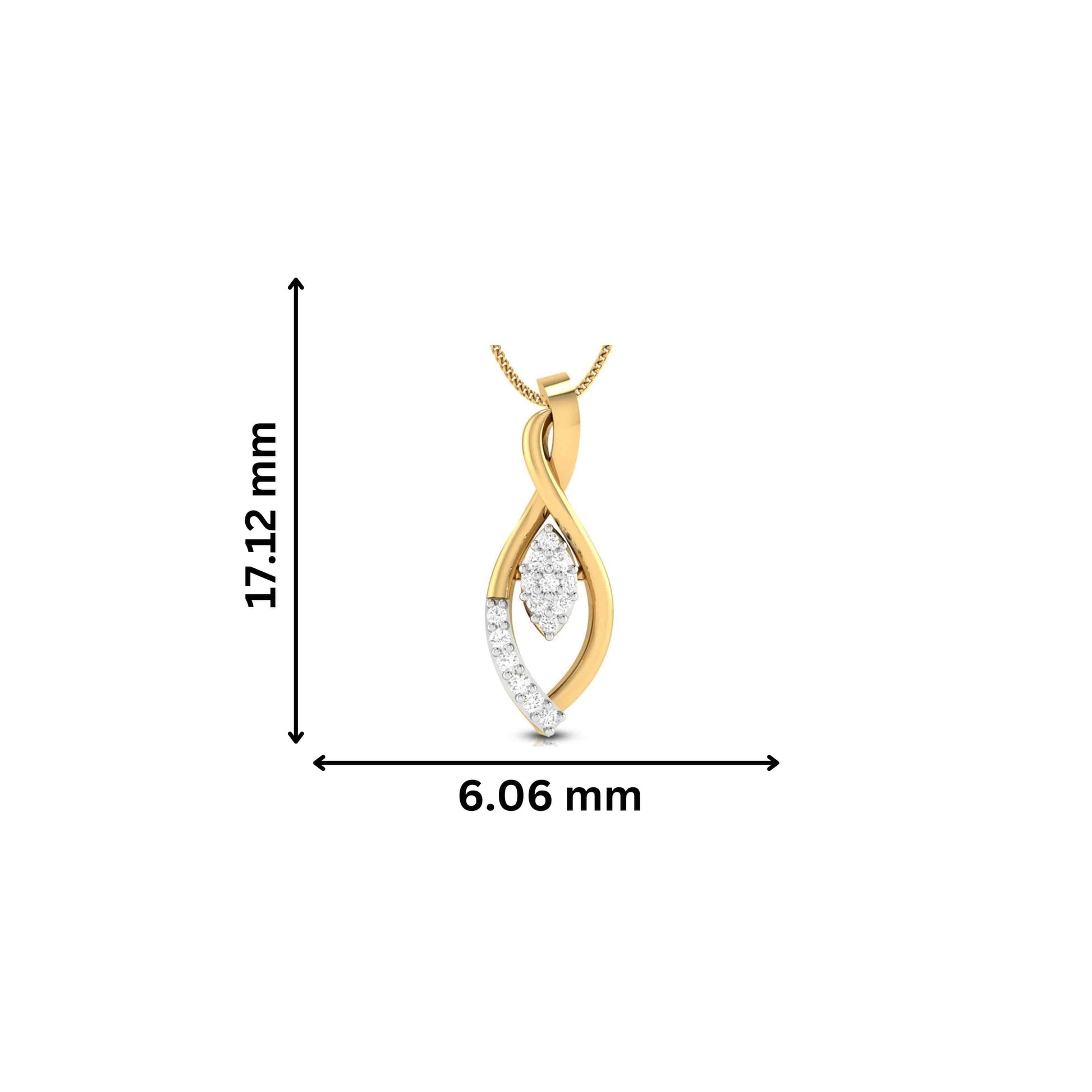 Persuasion lab grown diamond pendant designs for female Fiona Diamonds