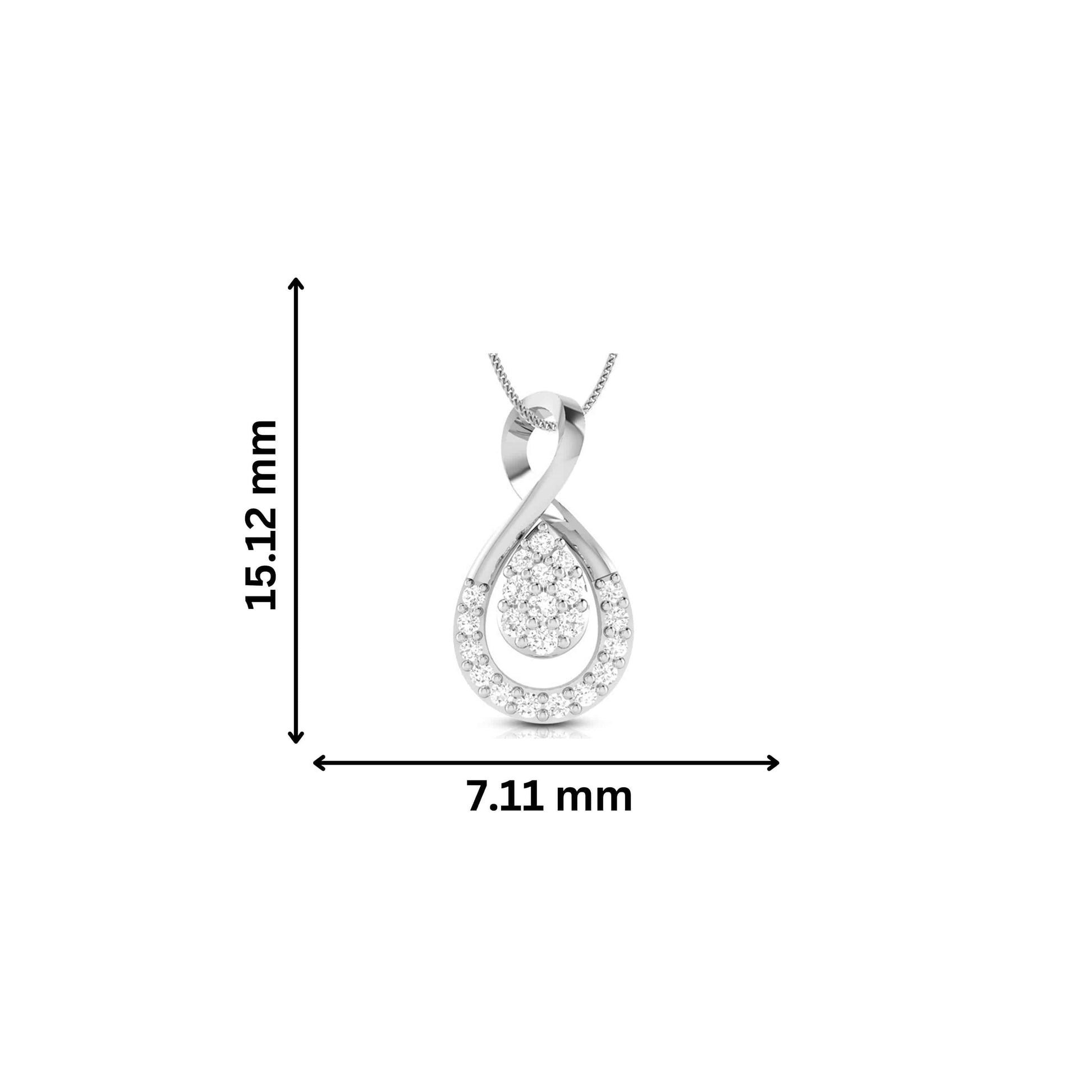 Felicity lab grown diamond pendant designs for female Fiona Diamonds