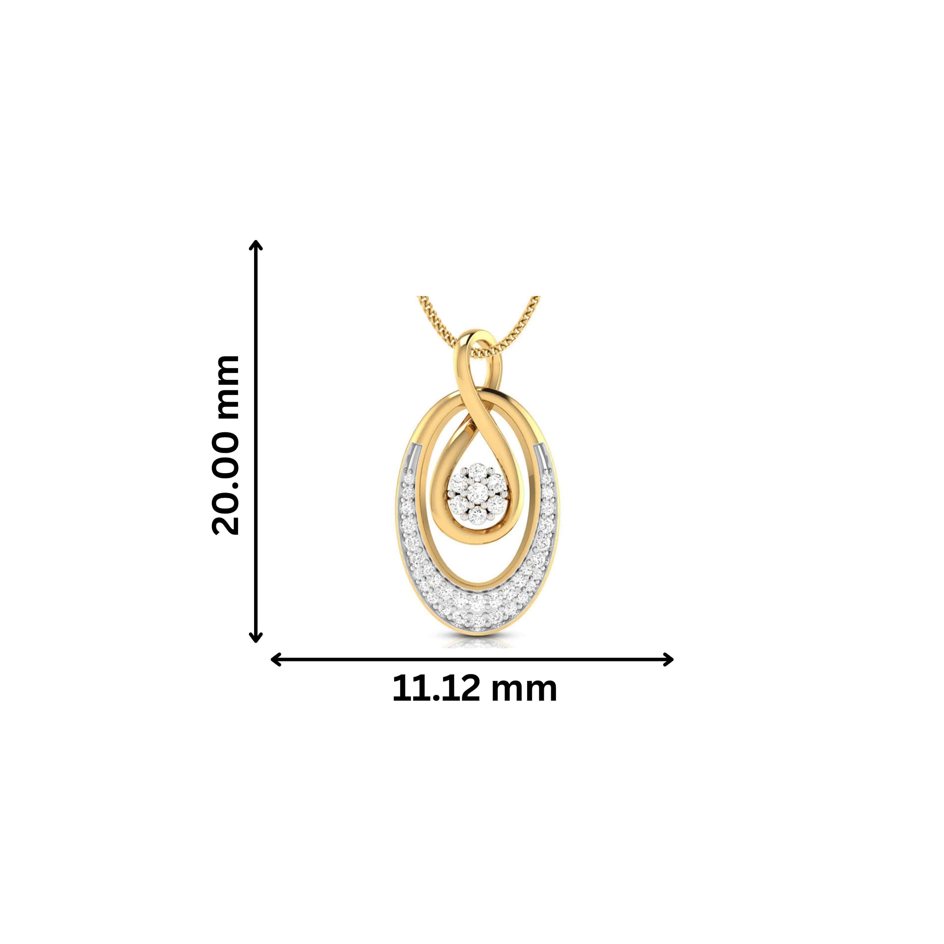 Playfool lab grown diamond pendant designs for female Fiona Diamonds