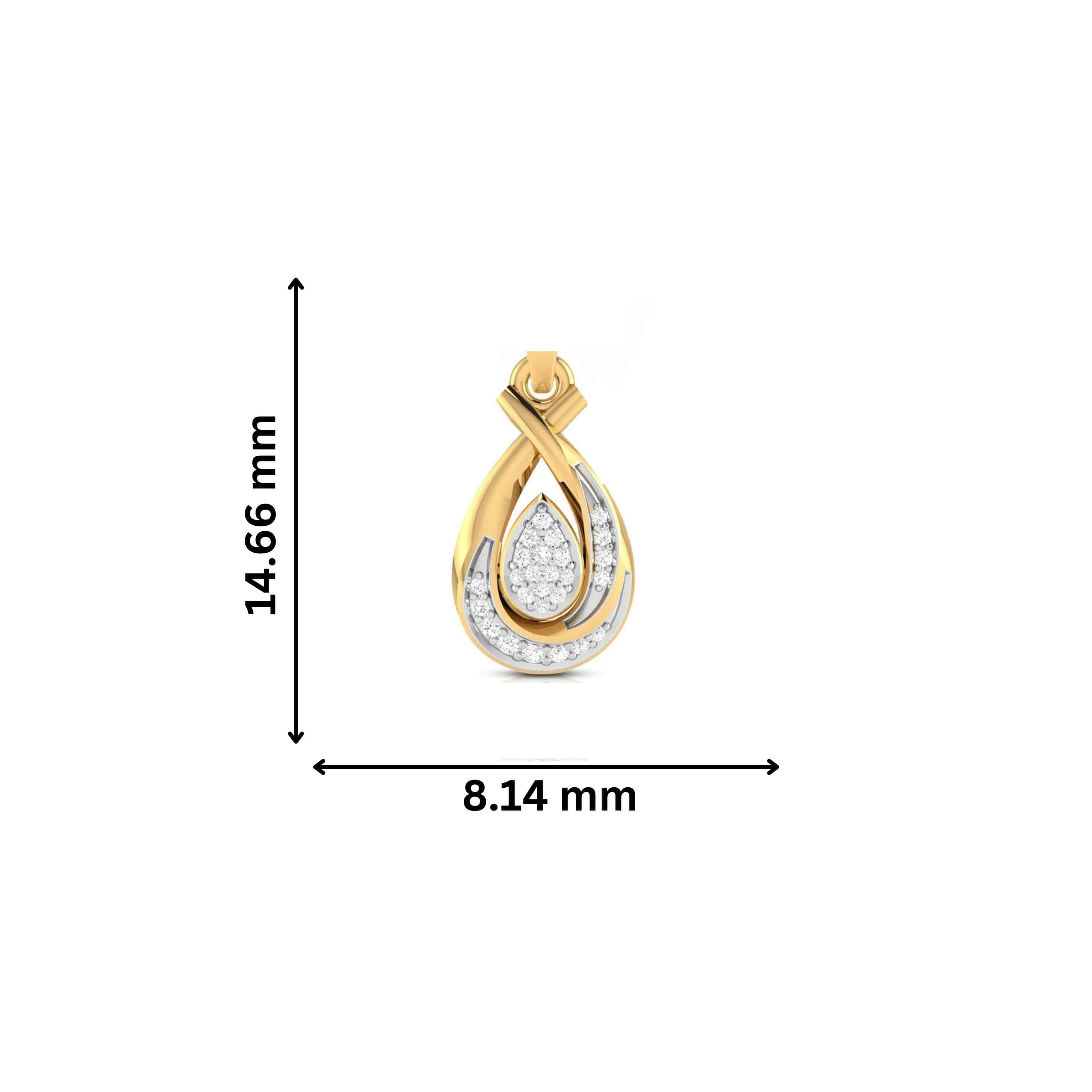 Mirthy lab grown diamond pendant designs for female Fiona Diamonds