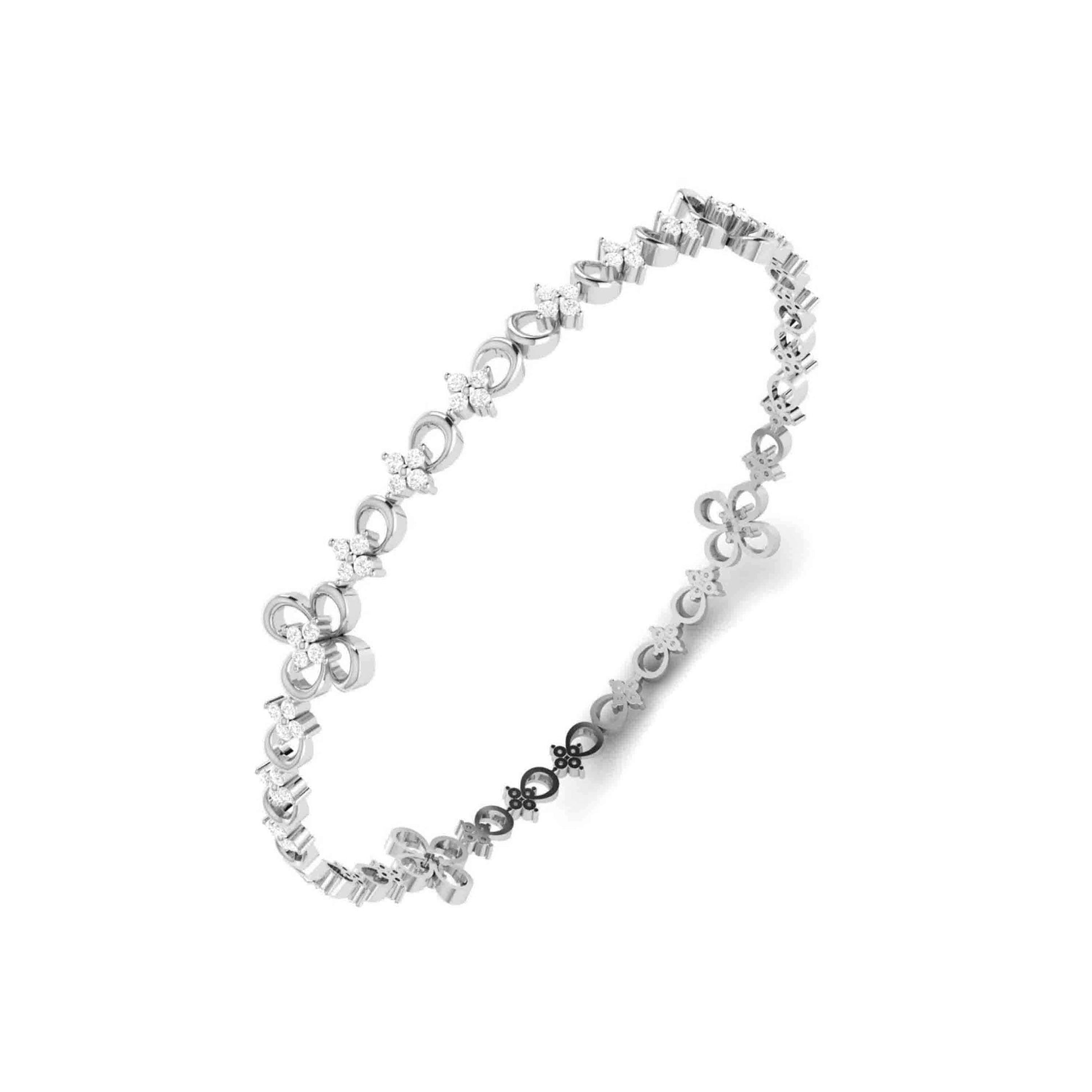 Meadow Beauty Daily Wear Bangle Fiona Diamonds