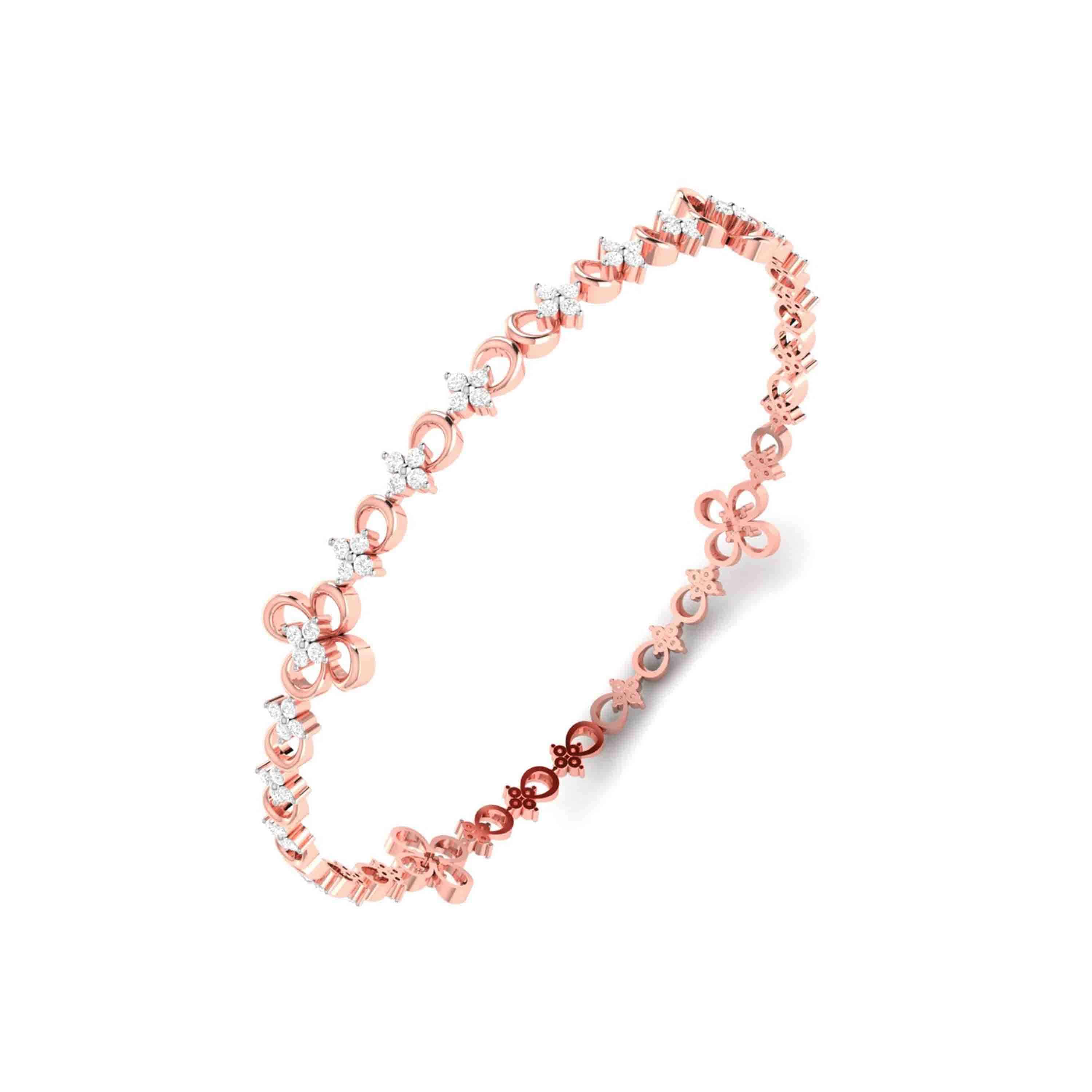 Meadow Beauty Daily Wear Bangle Fiona Diamonds