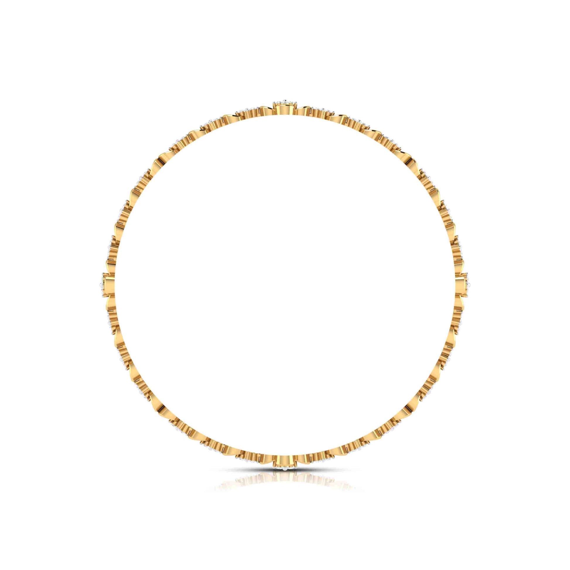 Meadow Beauty Daily Wear Bangle Fiona Diamonds