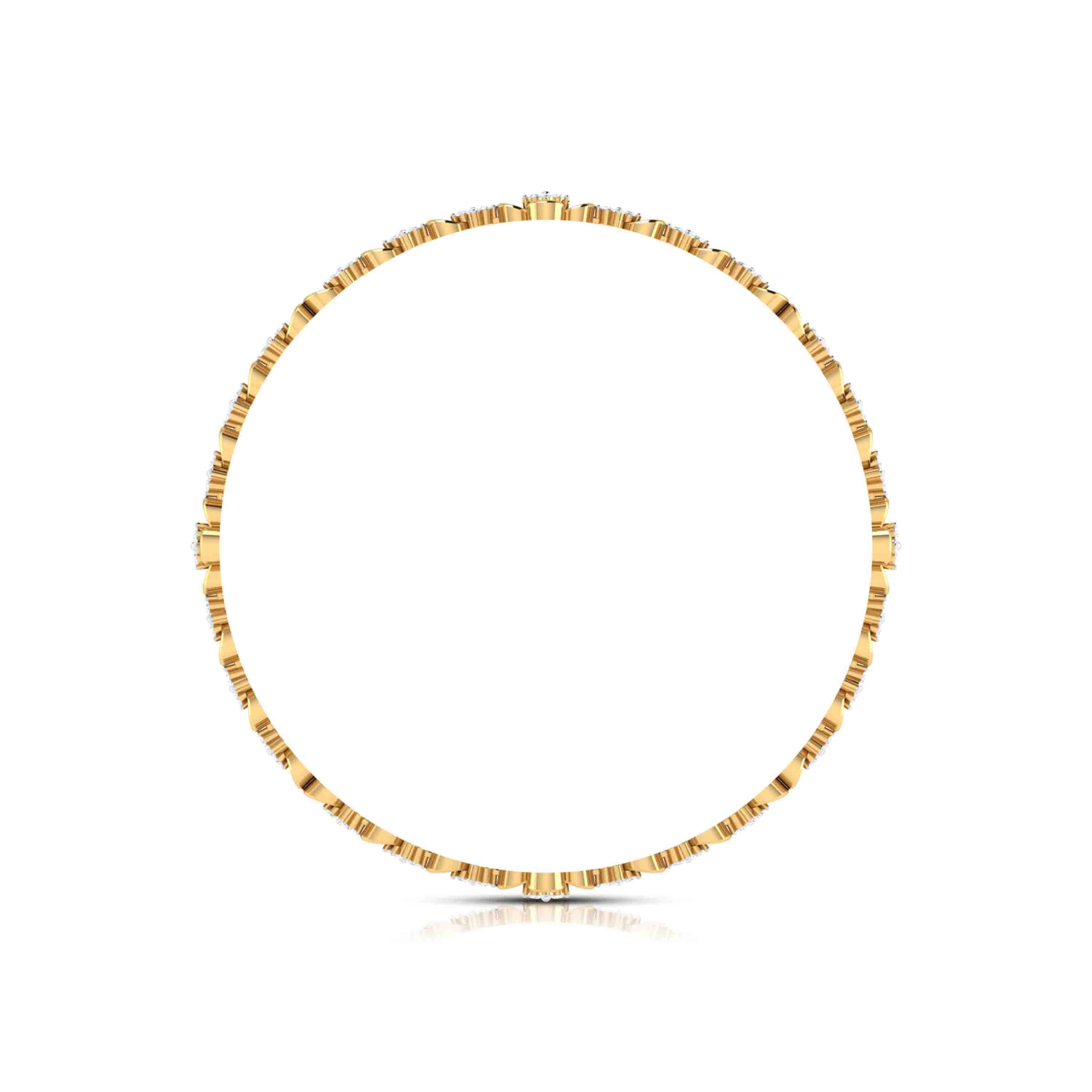 Meadow Beauty Daily Wear Bangle Fiona Diamonds