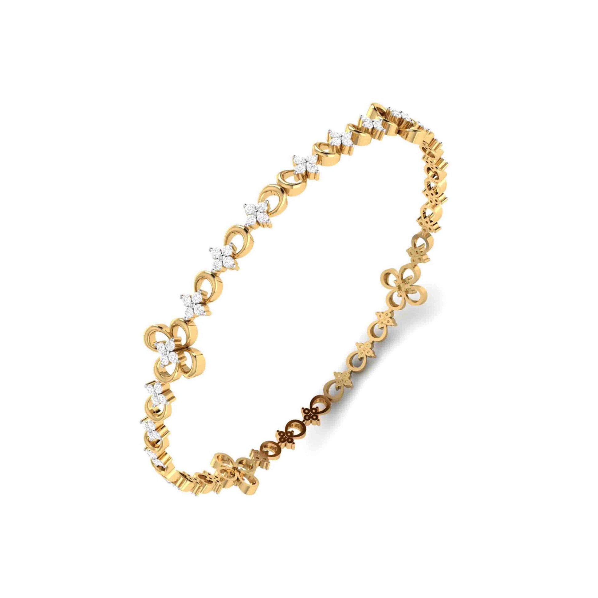 Meadow Beauty Daily Wear Bangle Fiona Diamonds