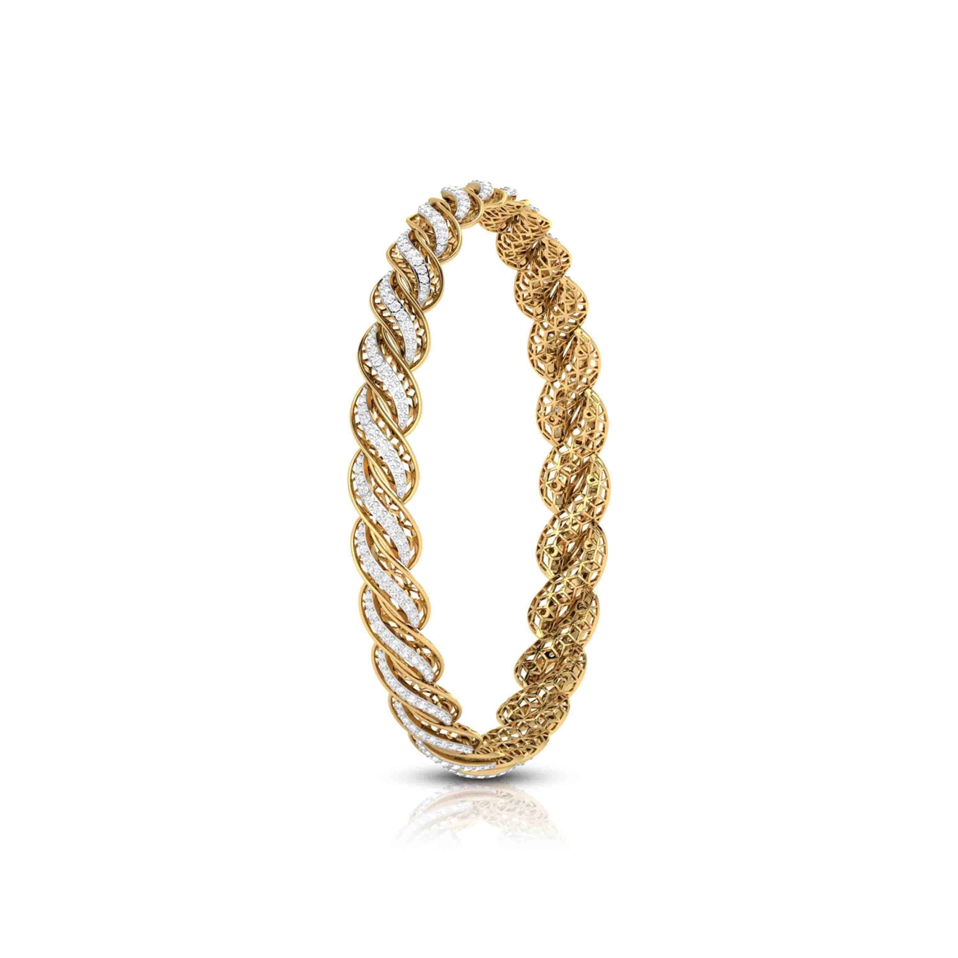Braidy Kada Bangle Fiona Diamonds