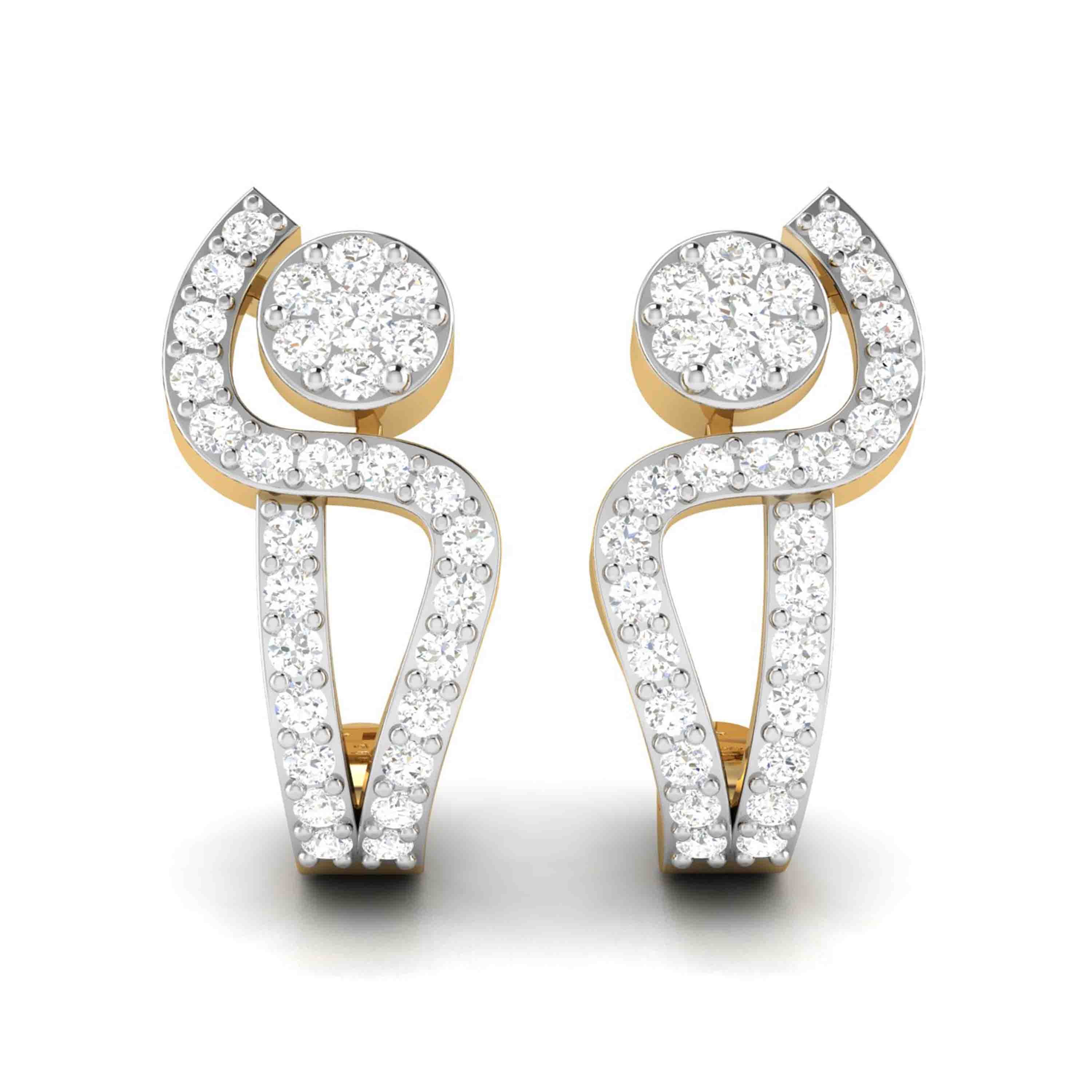 Designer earrings collection Danse Lab Grown Diamond Bali Fiona Diamonds