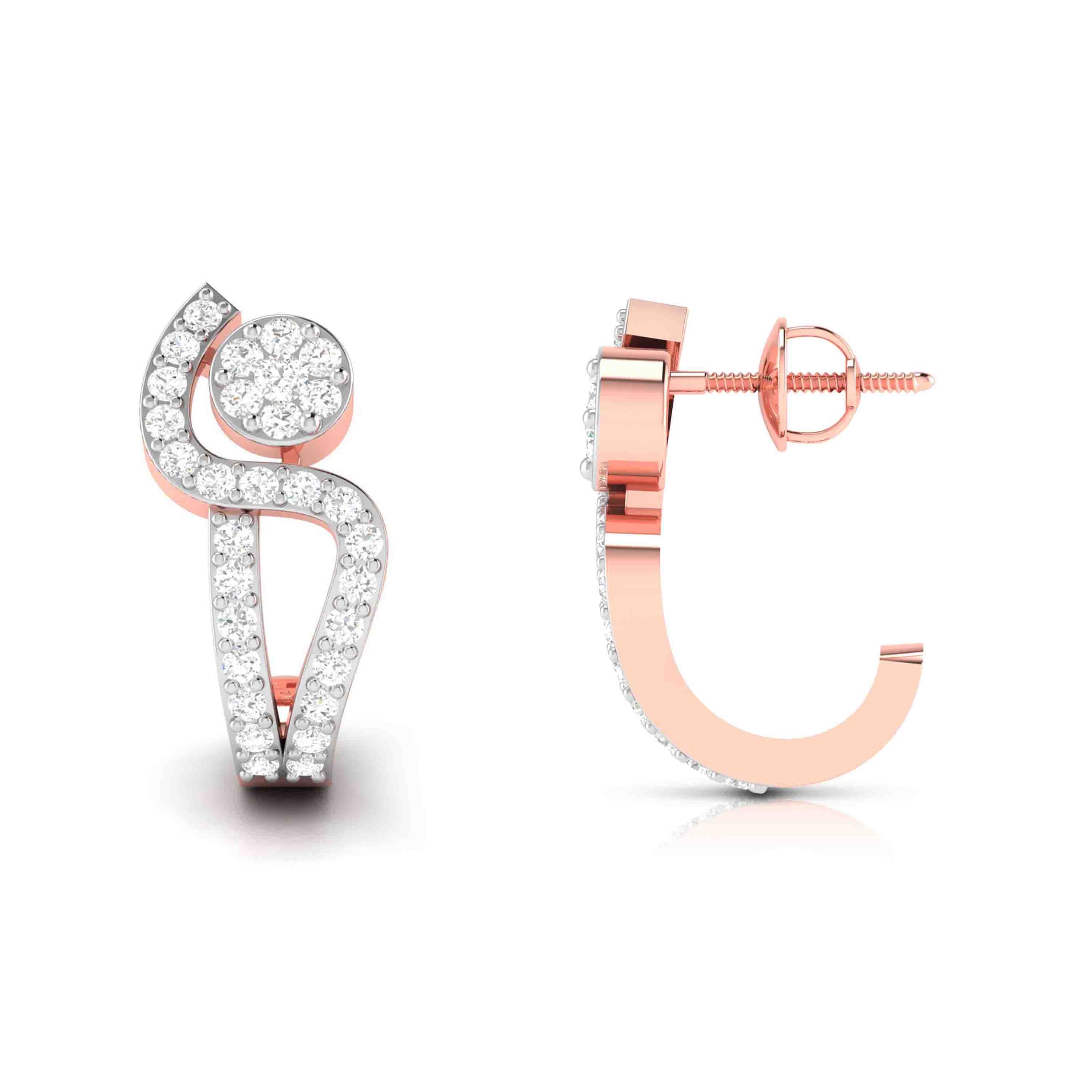 Designer earrings collection Danse Lab Grown Diamond Bali Fiona Diamonds