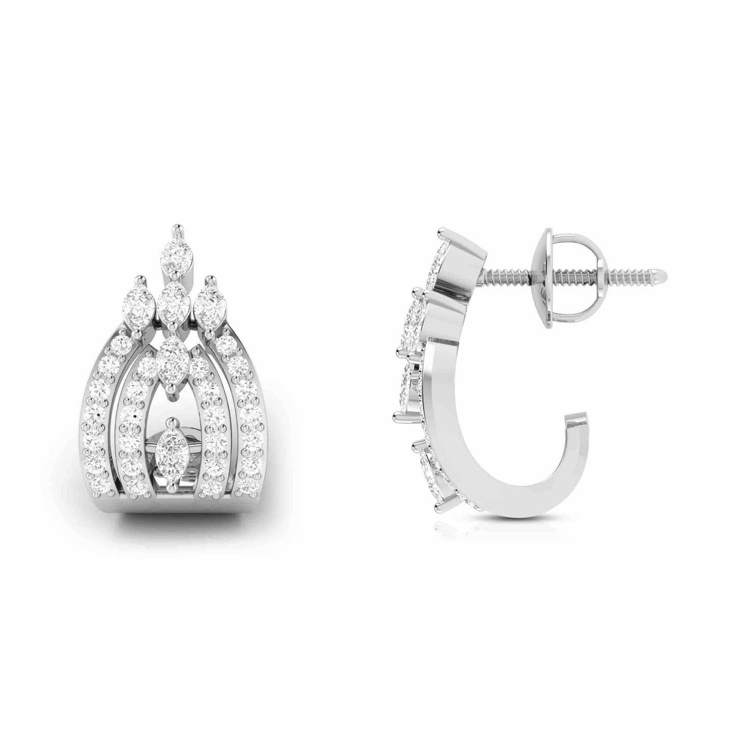 Load image into Gallery viewer, Designer earrings collection Iglesia Lab Grown Diamond Bali Fiona Diamonds
