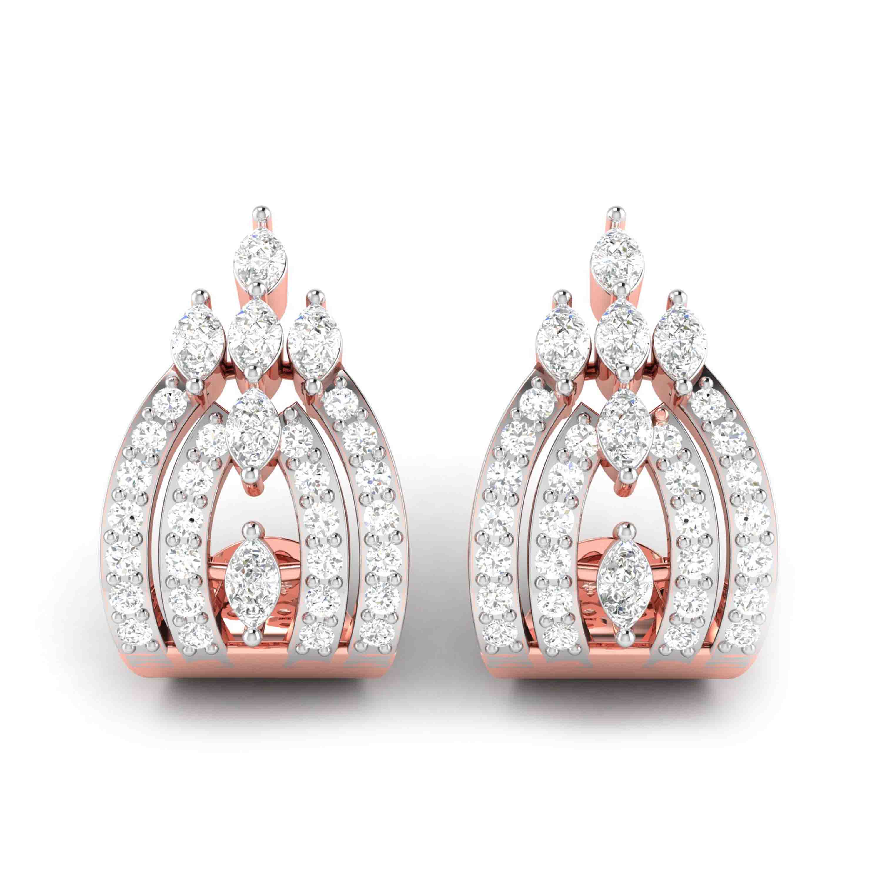 Designer earrings collection Iglesia Lab Grown Diamond Bali Fiona Diamonds