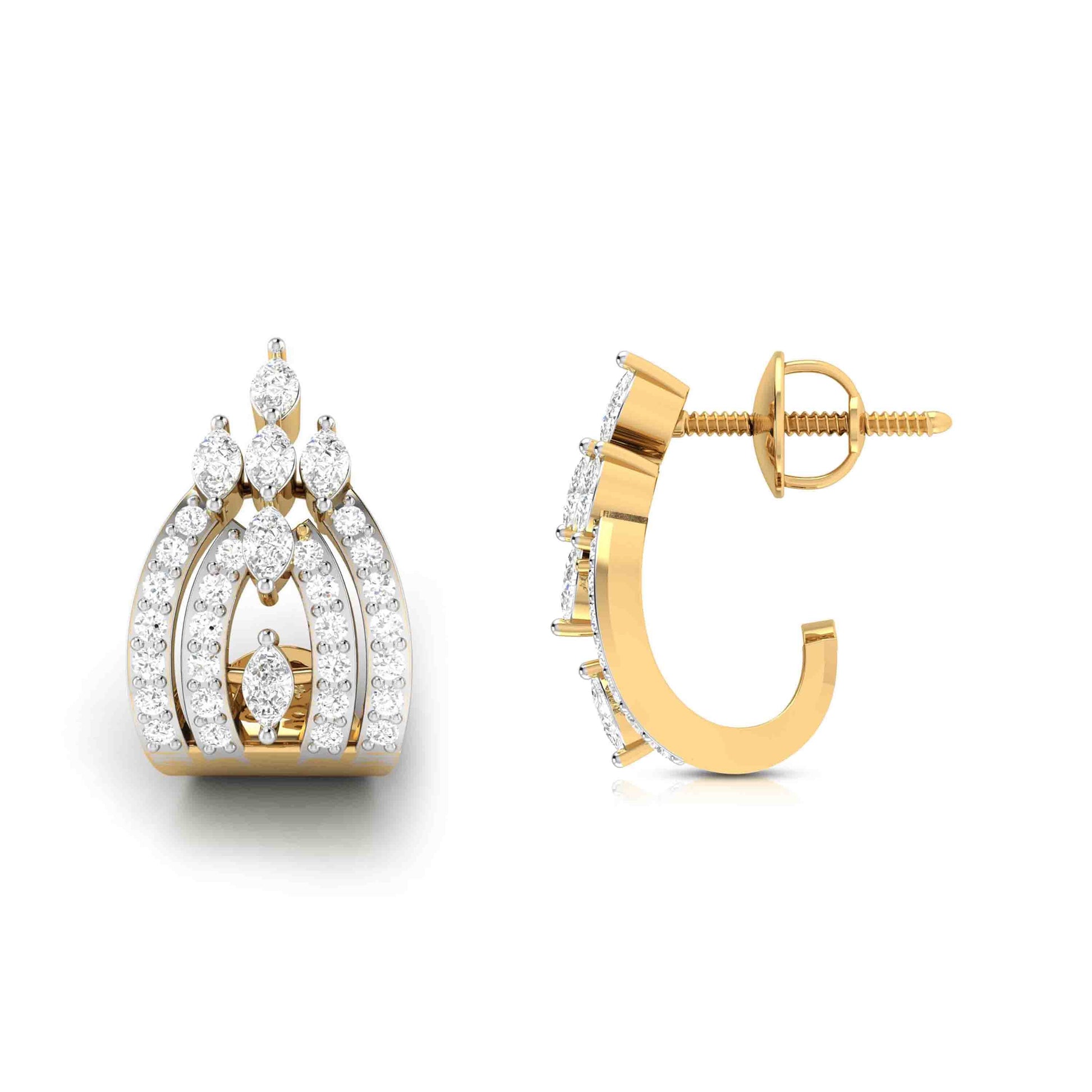 Designer earrings collection Iglesia Lab Grown Diamond Bali Fiona Diamonds
