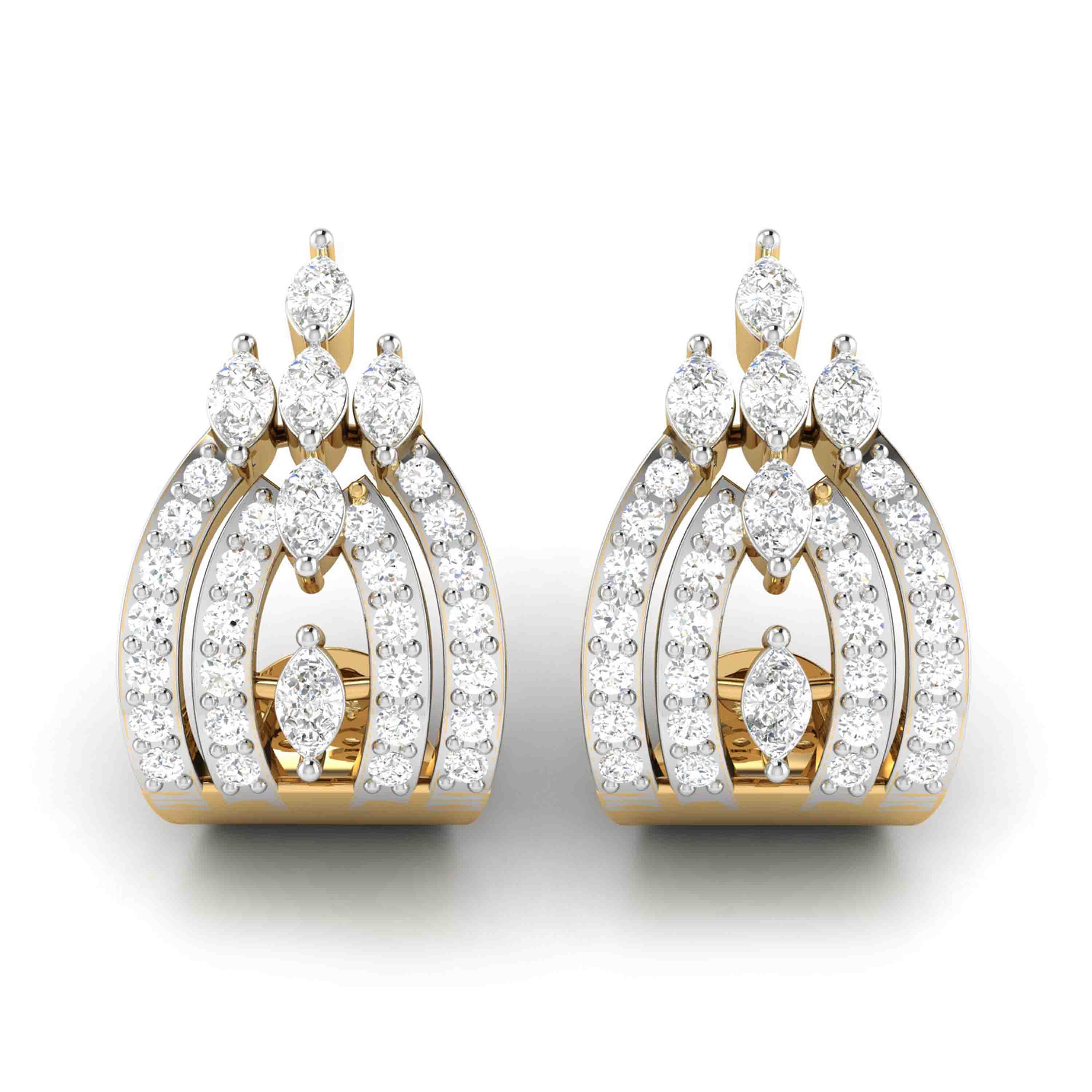 Designer earrings collection Iglesia Lab Grown Diamond Bali Fiona Diamonds