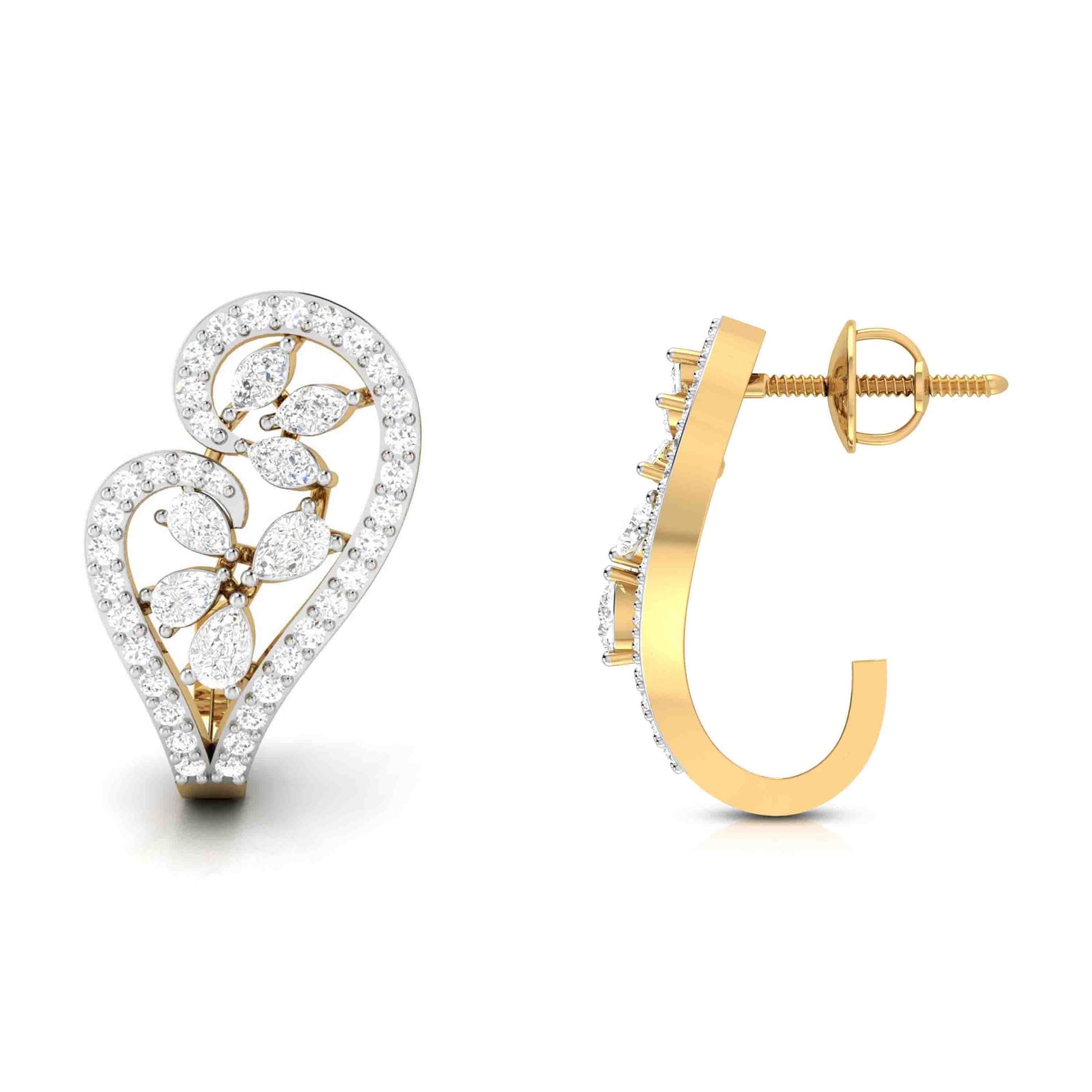 Designer earrings collection Sizzle Lab Grown Diamond Bali Fiona Diamonds