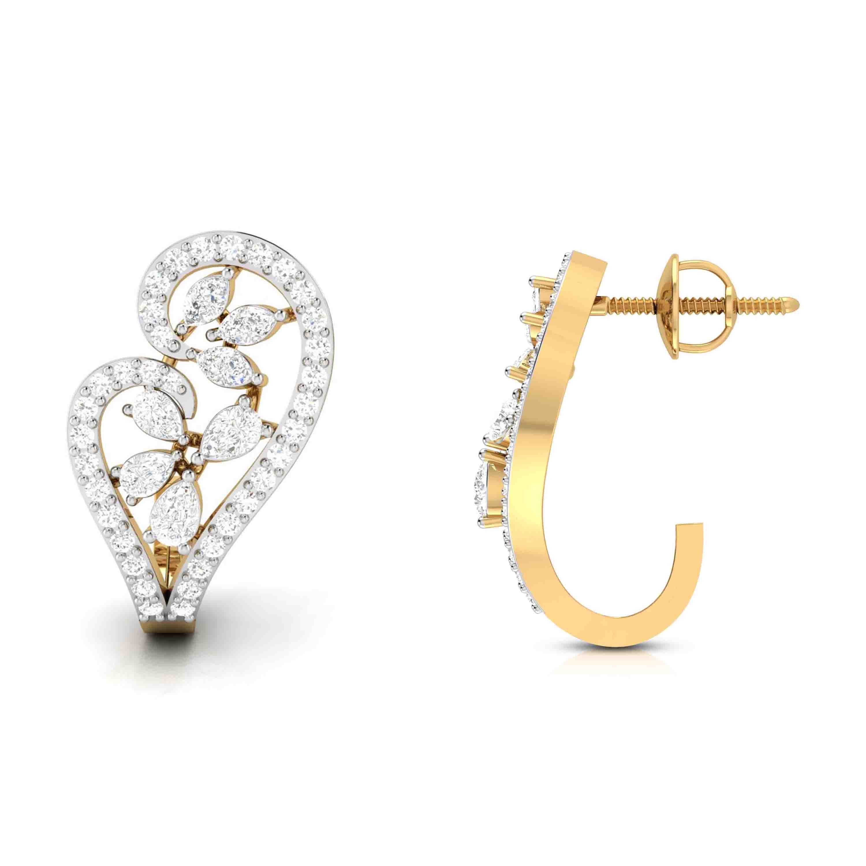 Designer earrings collection Sizzle Lab Grown Diamond Bali Fiona Diamonds