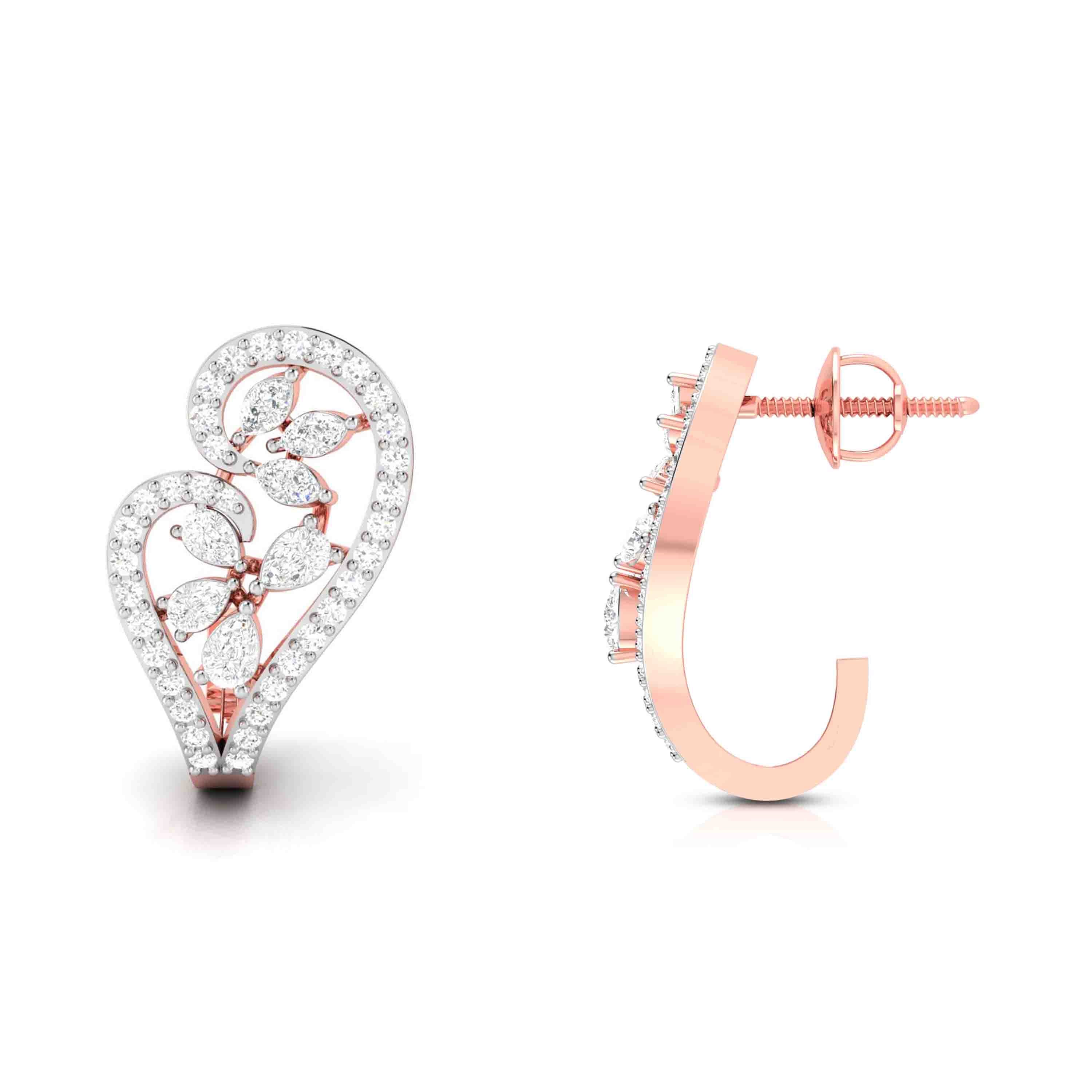Designer earrings collection Sizzle Lab Grown Diamond Bali Fiona Diamonds