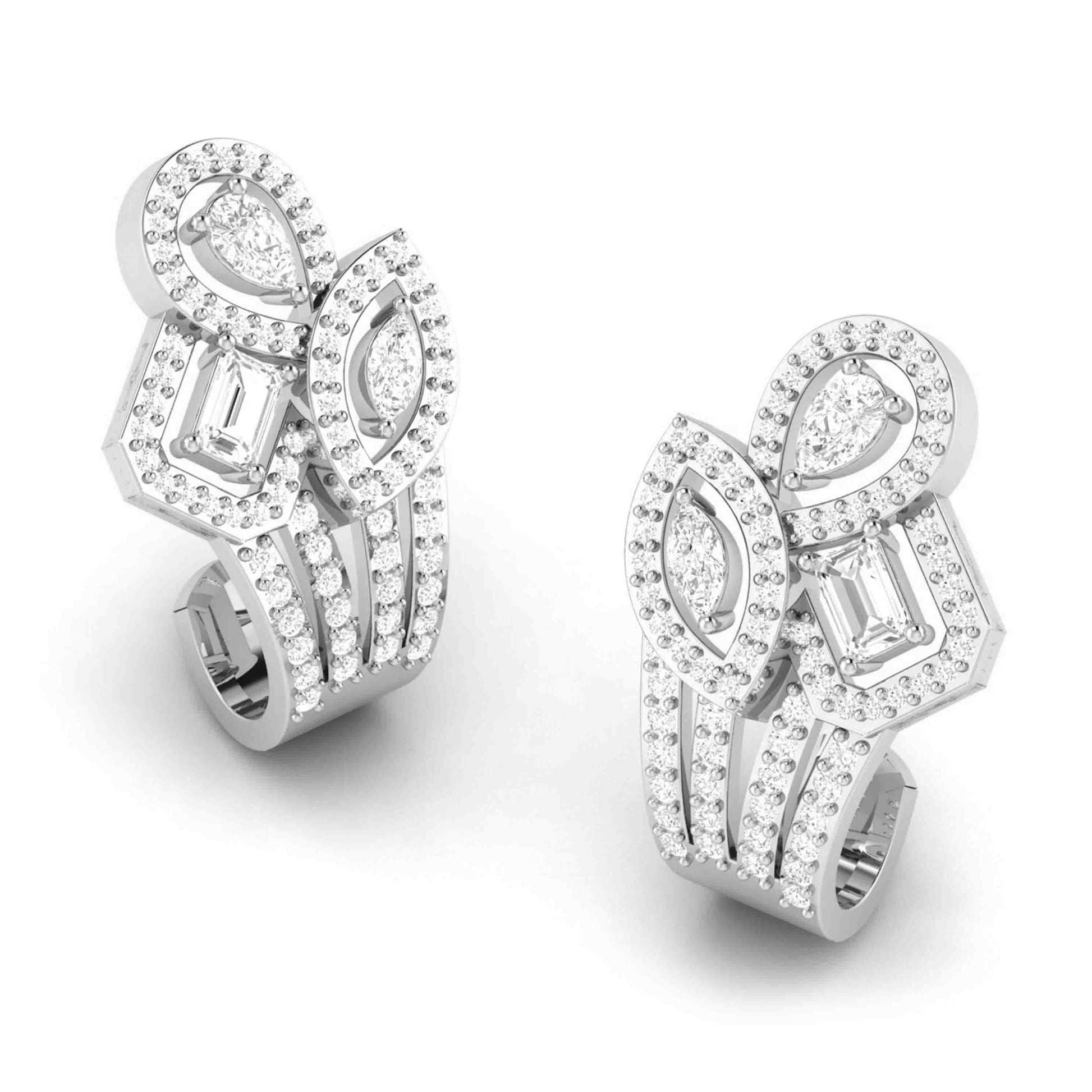 Designer earrings collection Trellis Lab Grown Diamond Bali Fiona Diamonds