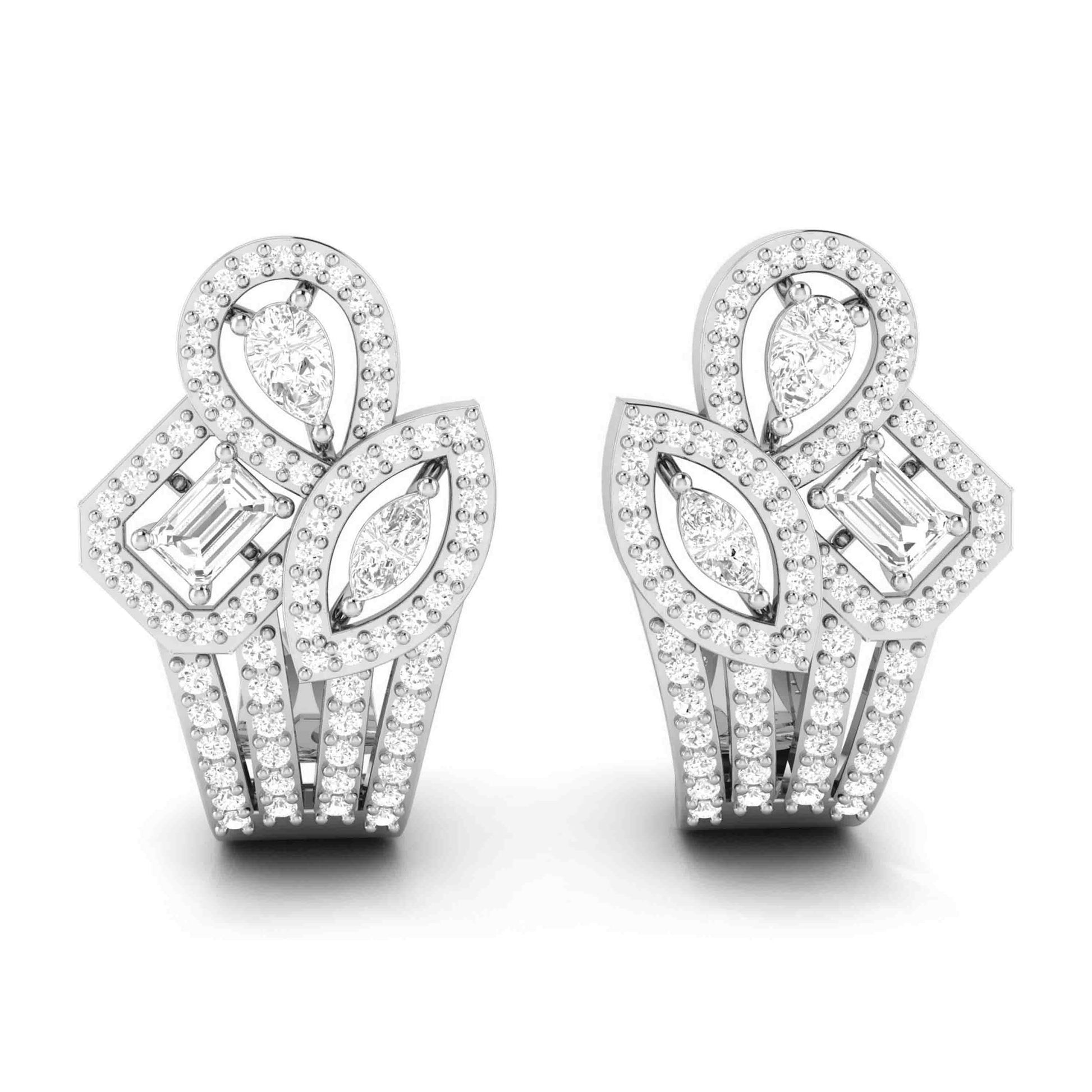 Designer earrings collection Trellis Lab Grown Diamond Bali Fiona Diamonds