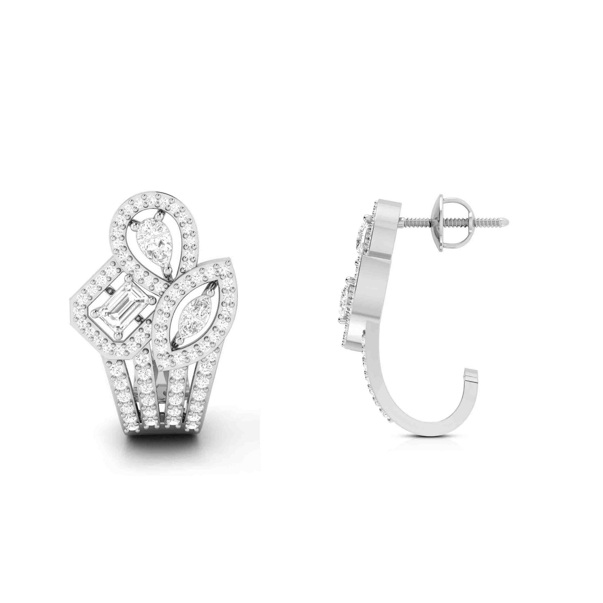 Designer earrings collection Trellis Lab Grown Diamond Bali Fiona Diamonds