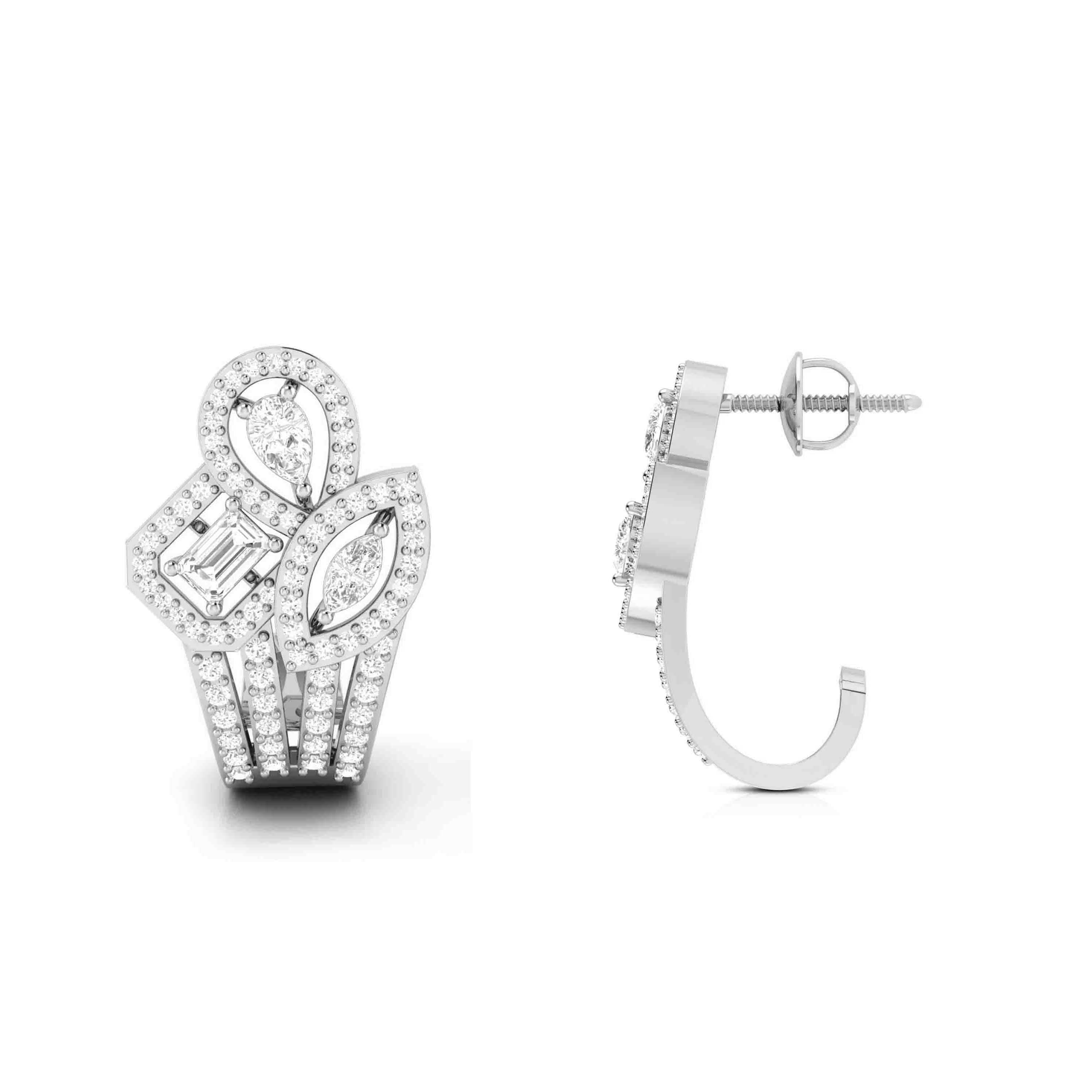 Designer earrings collection Trellis Lab Grown Diamond Bali Fiona Diamonds
