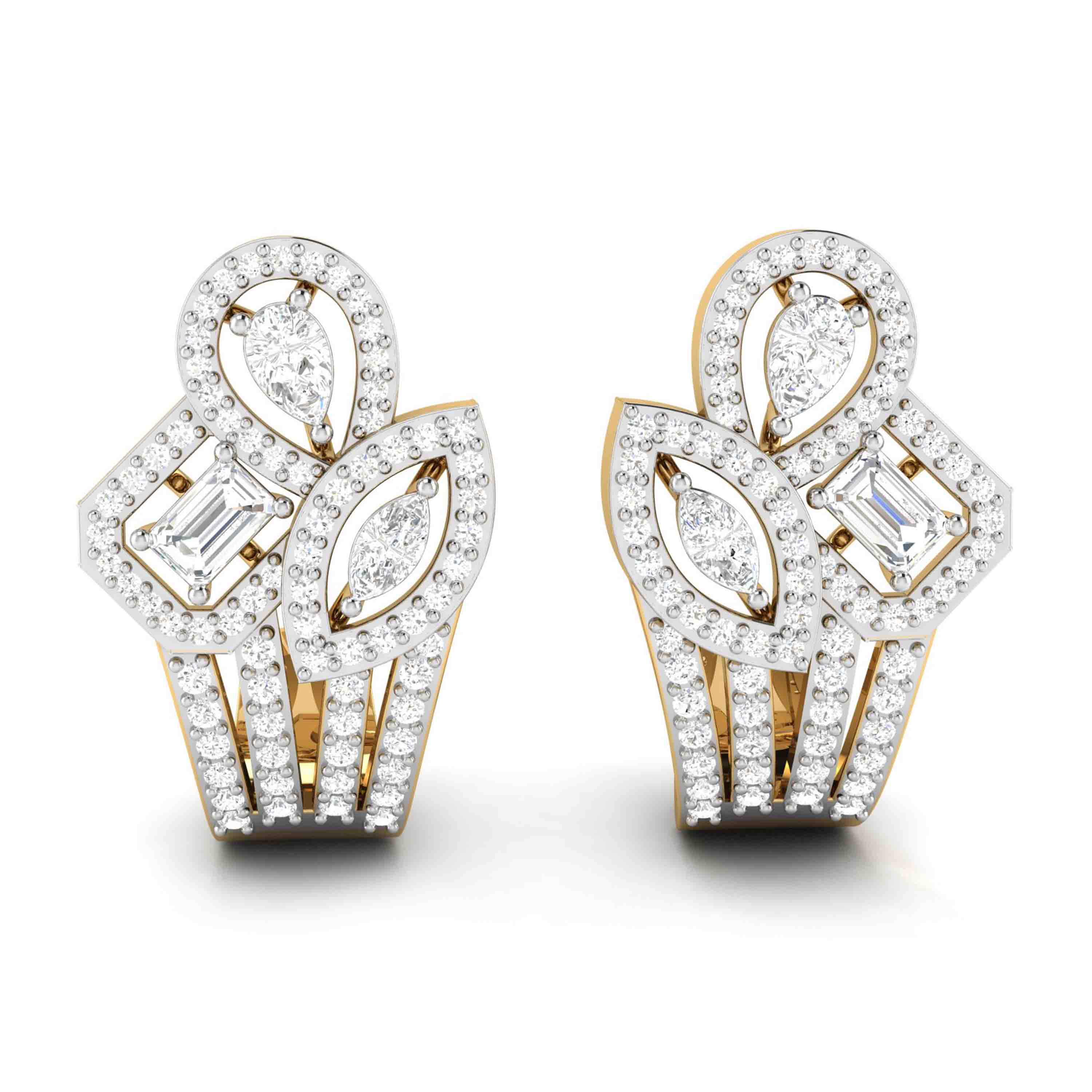 Designer earrings collection Trellis Lab Grown Diamond Bali Fiona Diamonds