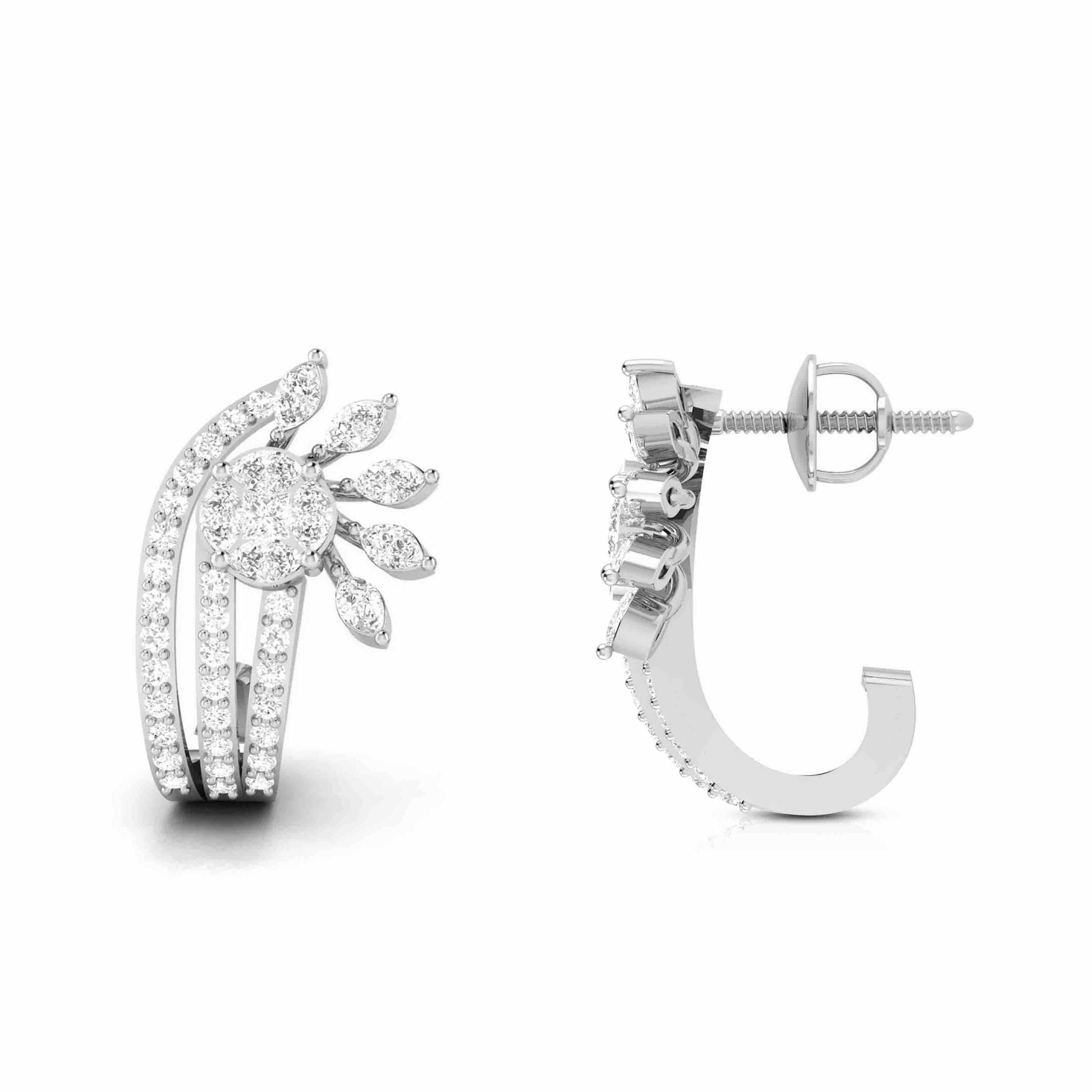 Designer earrings collection Sidereal Lab Grown Diamond Bali Fiona Diamonds