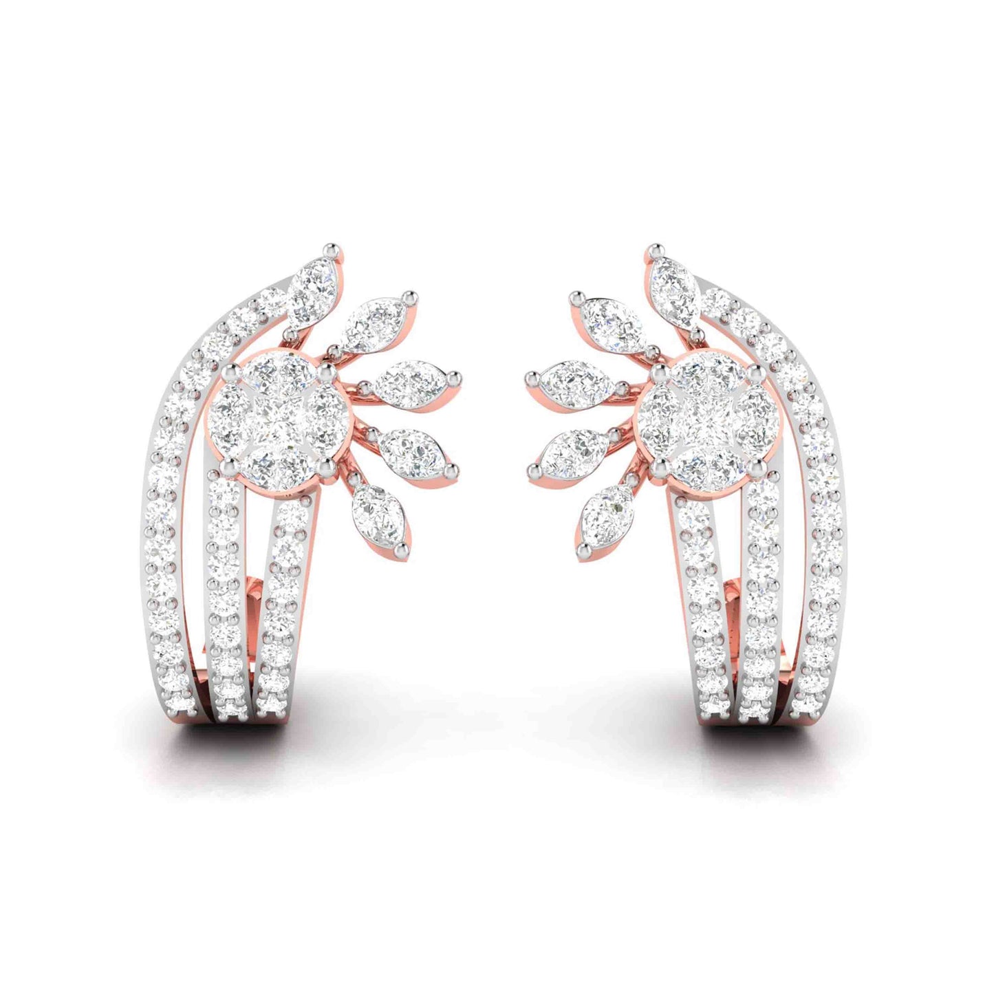 Designer earrings collection Sidereal Lab Grown Diamond Bali Fiona Diamonds