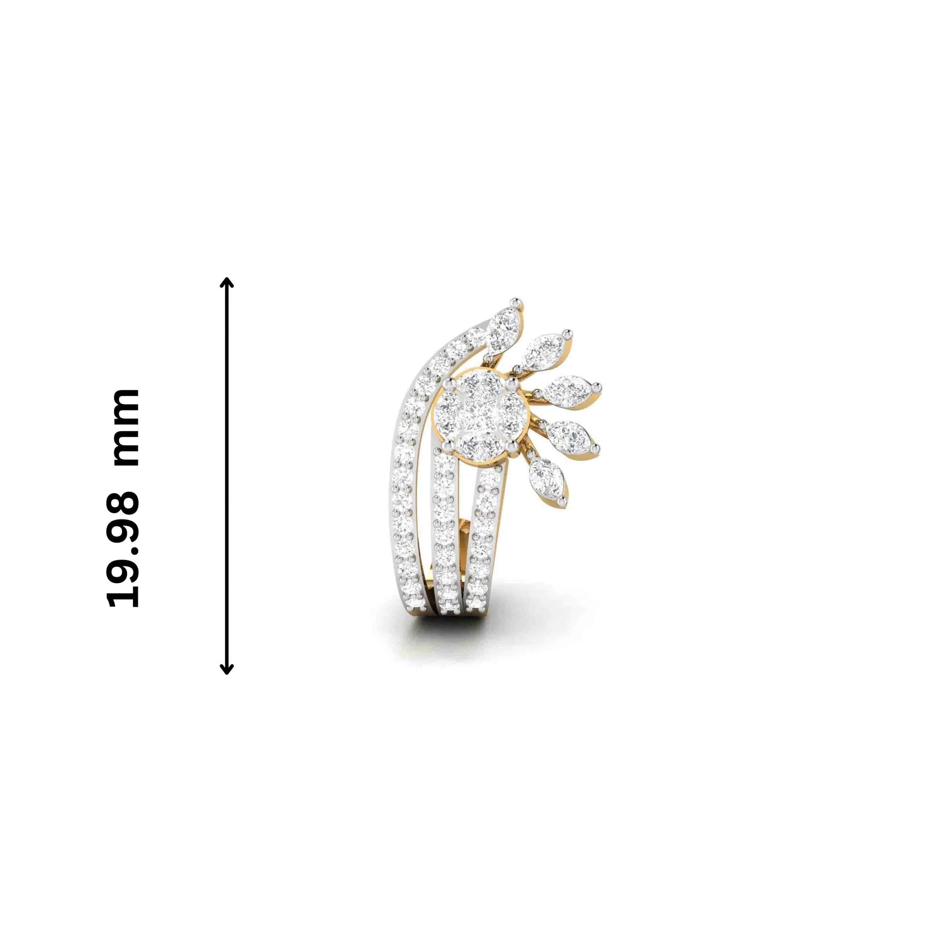 Designer earrings collection Sidereal Lab Grown Diamond Bali Fiona Diamonds
