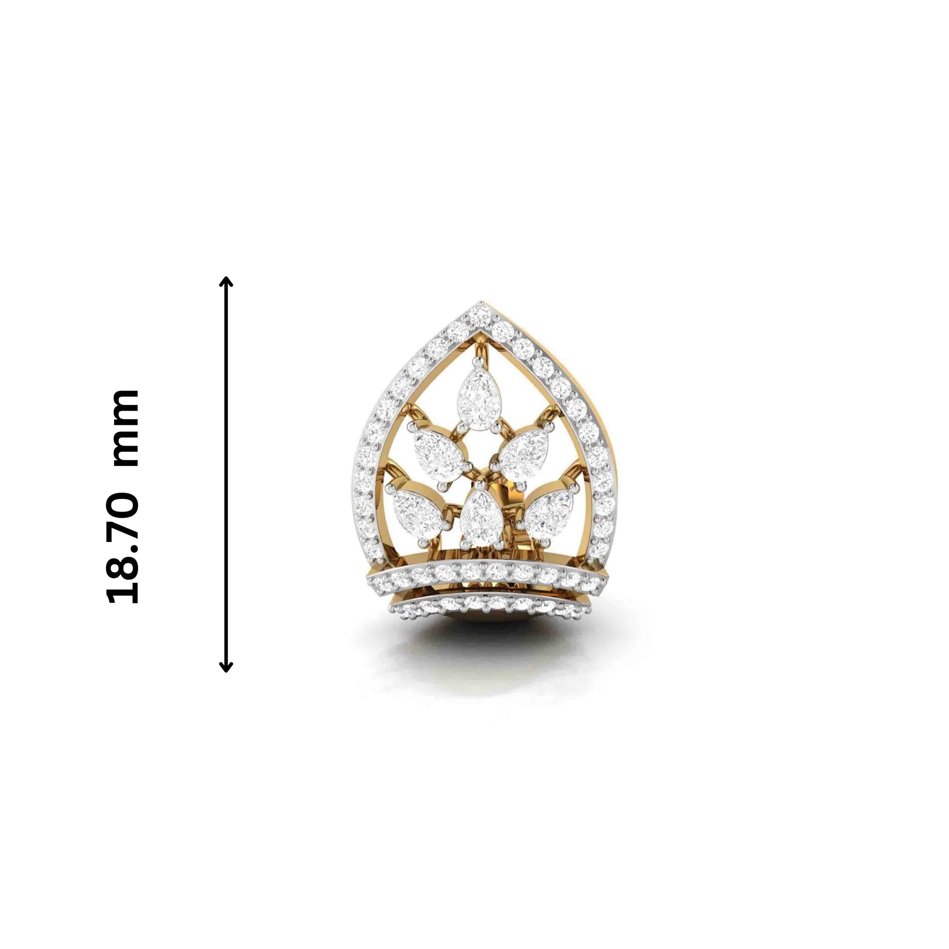 Small earrings design Primitive Lab Grown Diamond Earrings Fiona Diamonds
