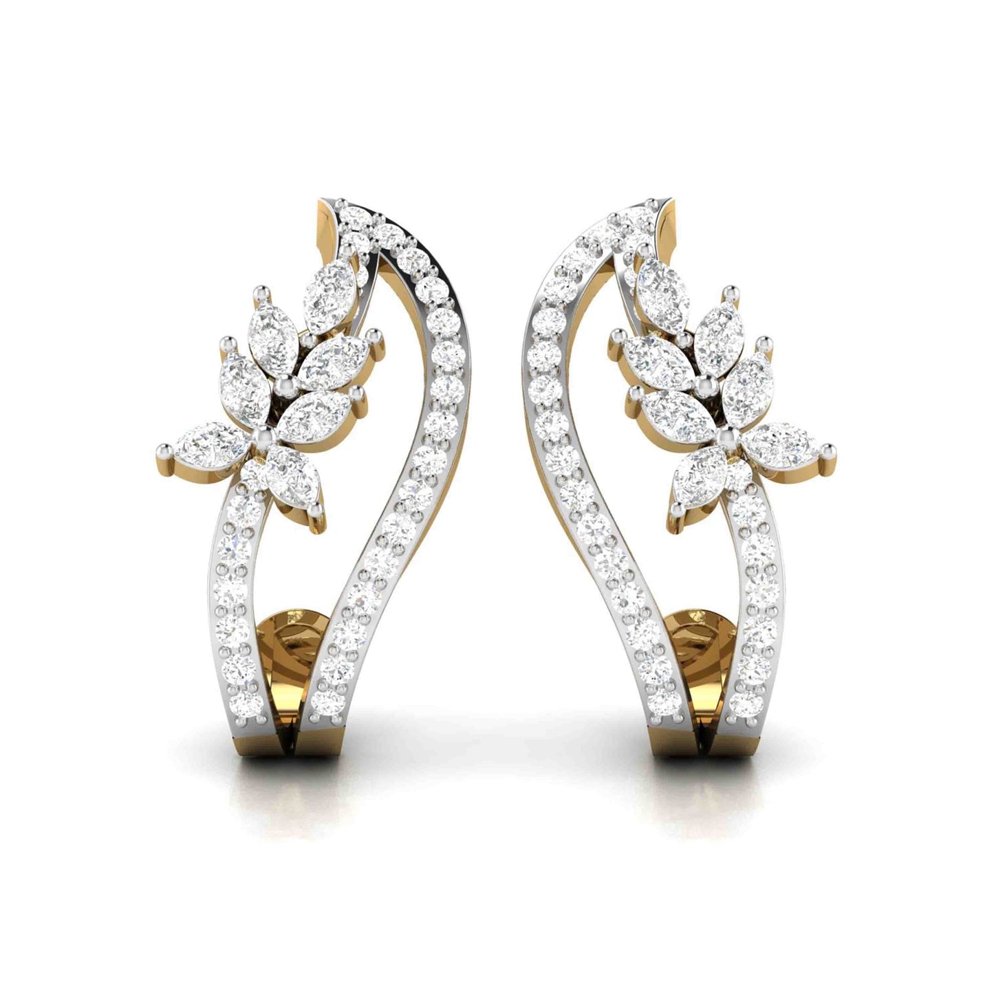 Latest earrings design Joelle Lab Grown Diamond Earrings Fiona Diamonds