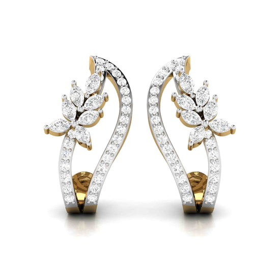 Latest earrings design Joelle Lab Grown Diamond Earrings Fiona Diamonds