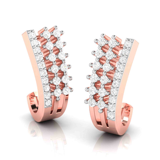 Load image into Gallery viewer, Fancy earrings design Trios Lab Grown Diamond Bali Fiona Diamonds

