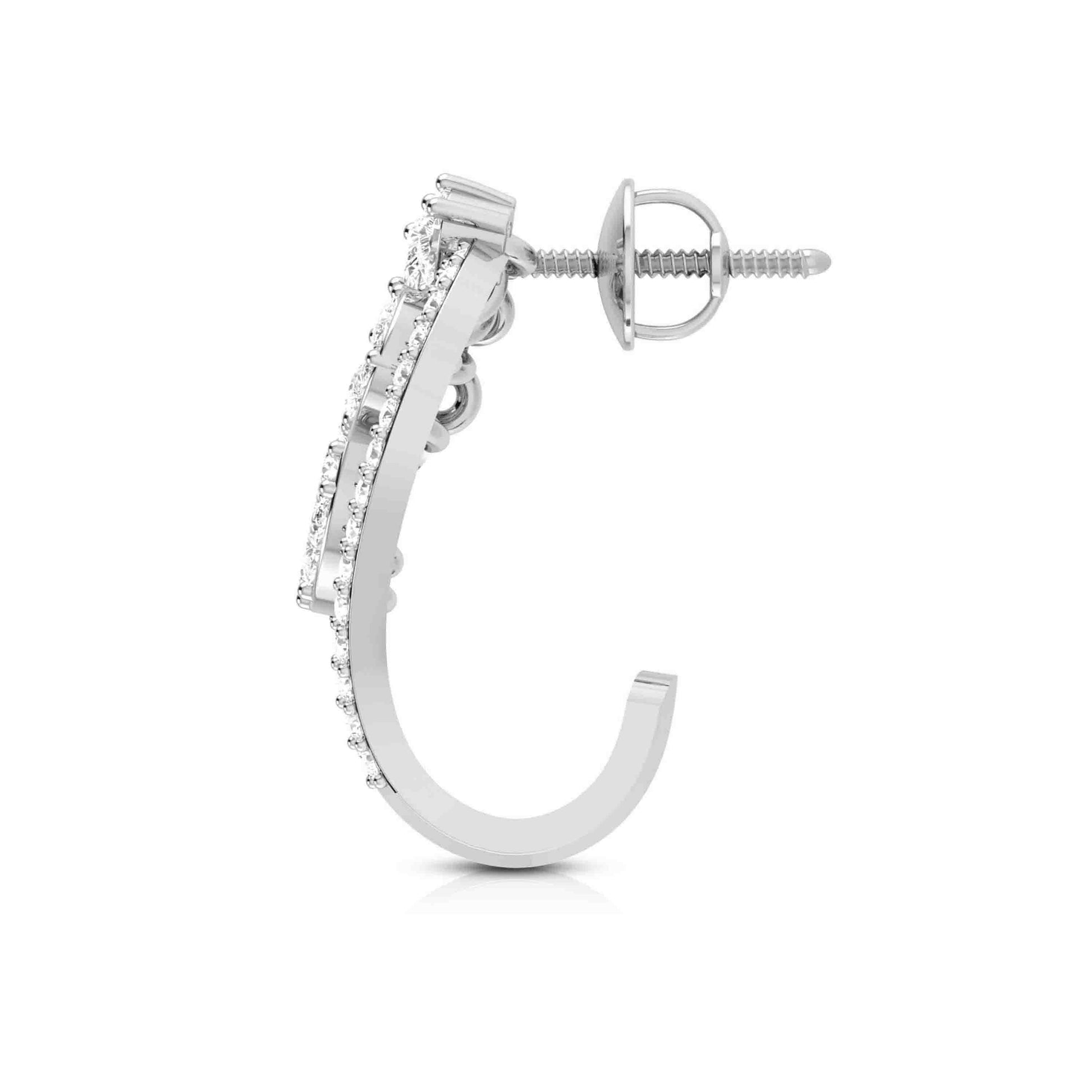 Latest earrings design Piously Lab Grown Diamond Bali Fiona Diamonds