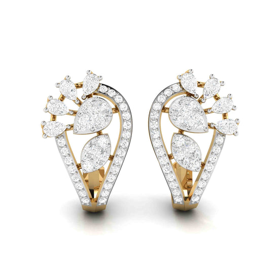 Load image into Gallery viewer, Latest earrings design Piously Lab Grown Diamond Bali Fiona Diamonds
